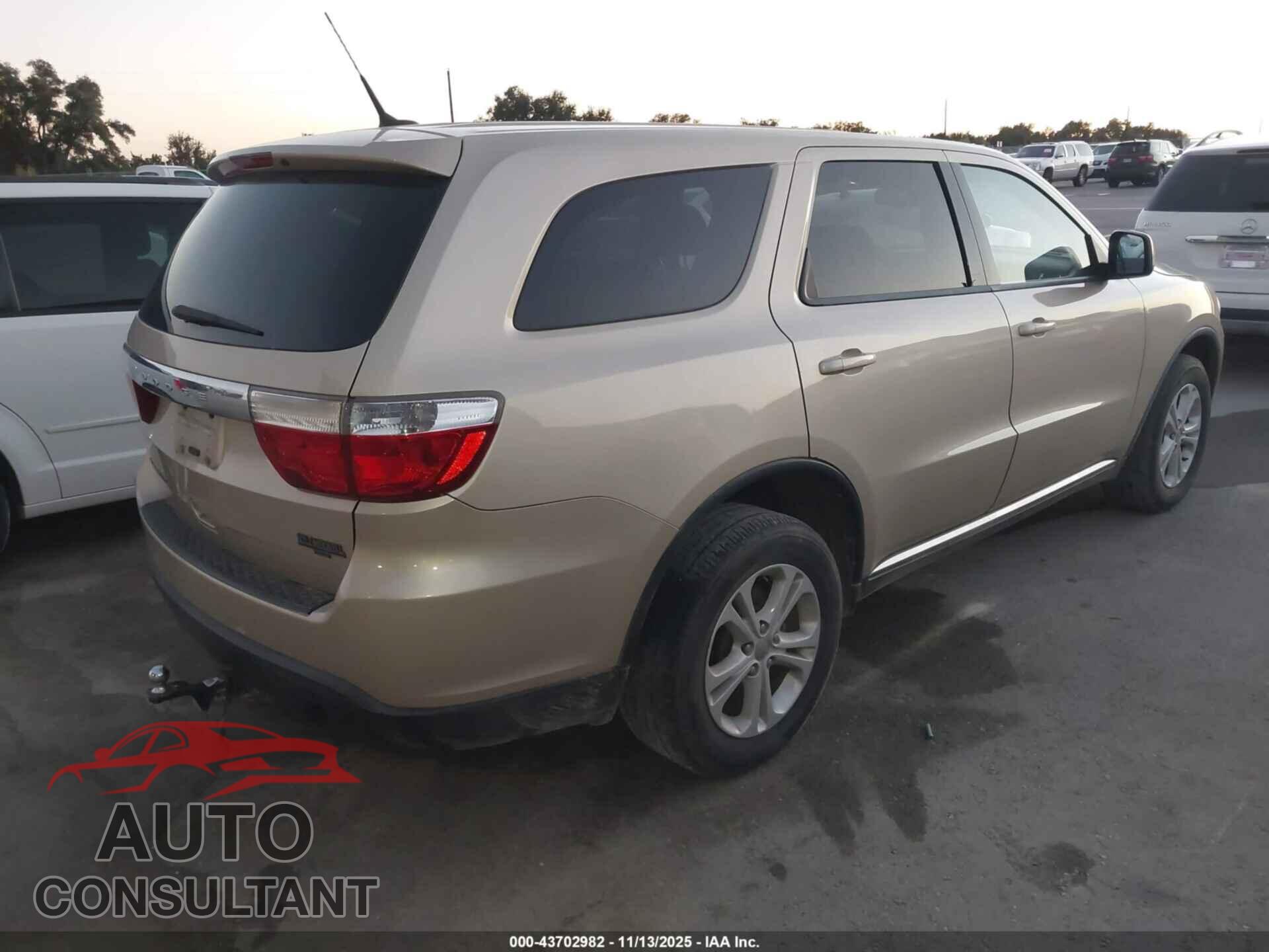 DODGE DURANGO 2012 - 1C4RDHAG3CC126653