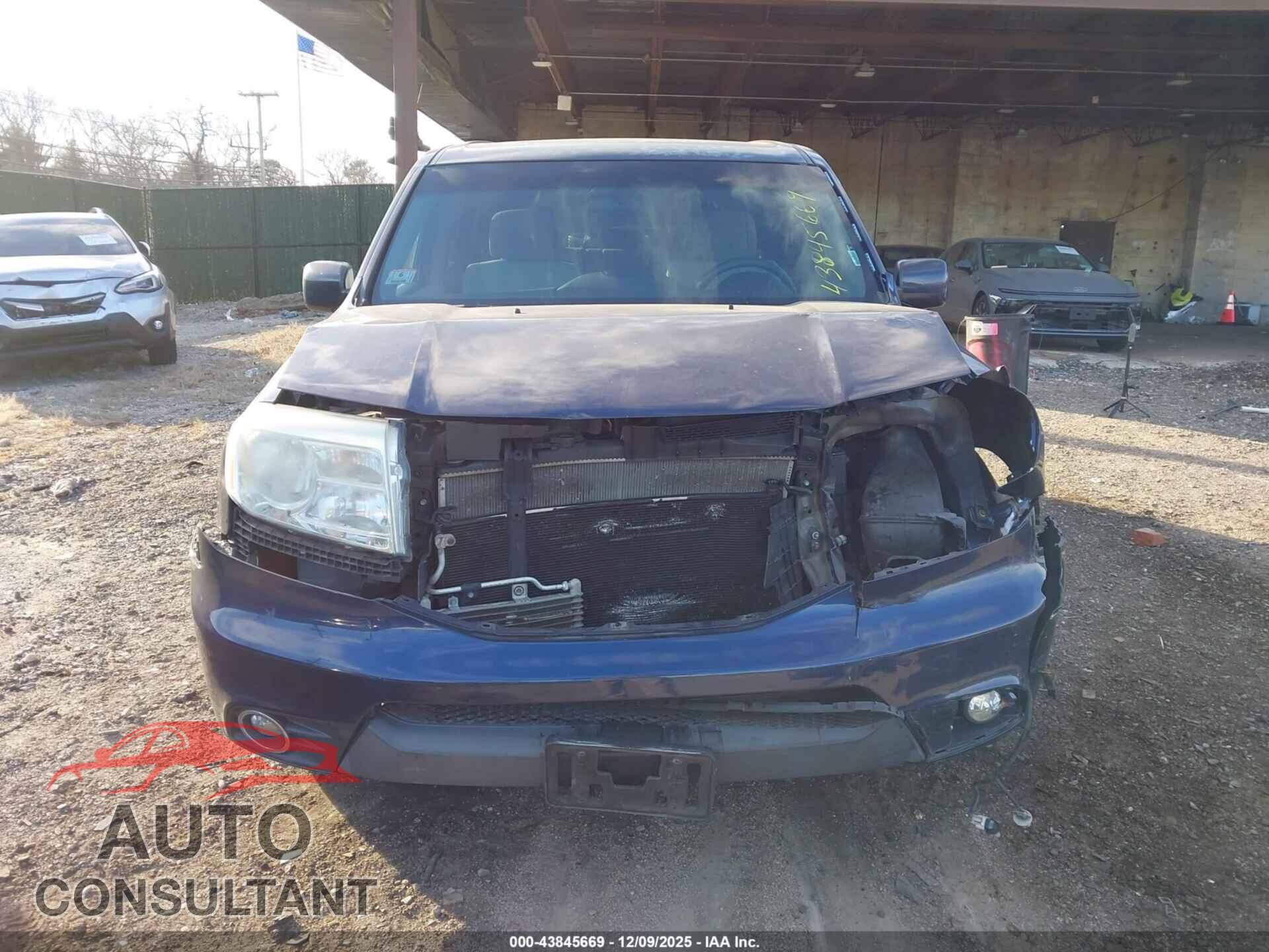HONDA PILOT 2013 - 5FNYF4H41DB076978