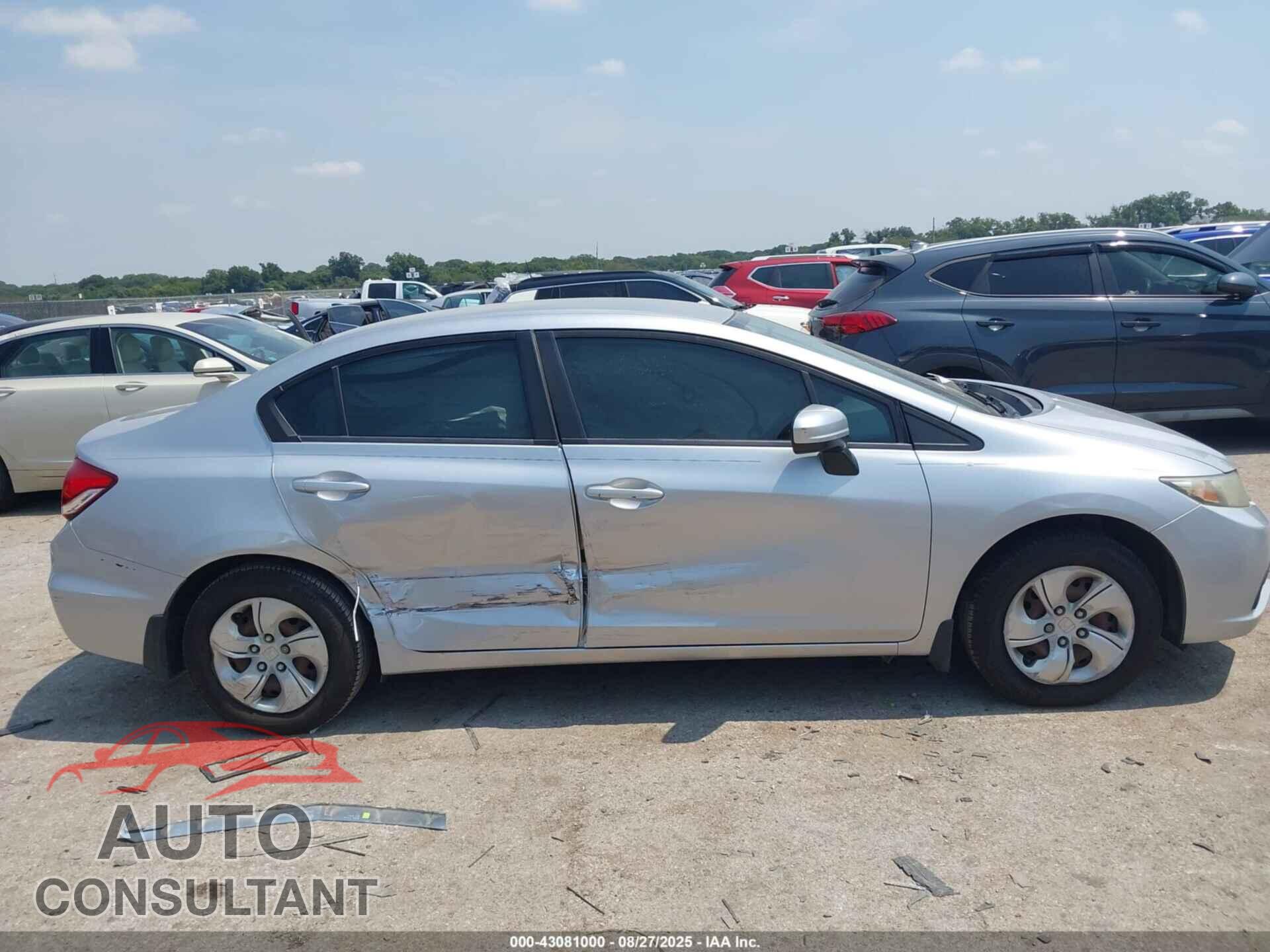 HONDA CIVIC 2014 - 19XFB2F59EE078214