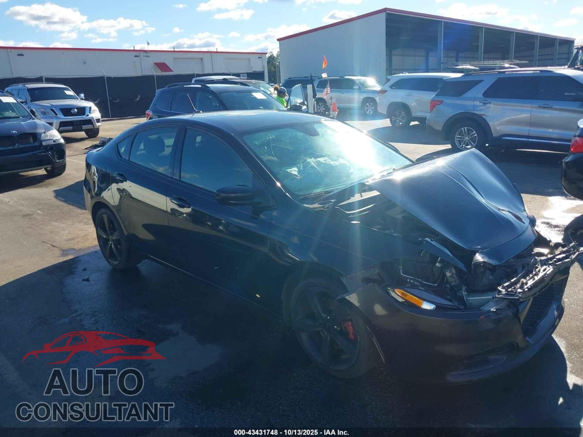 DODGE DART 2015 - 1C3CDFBB4FD411040