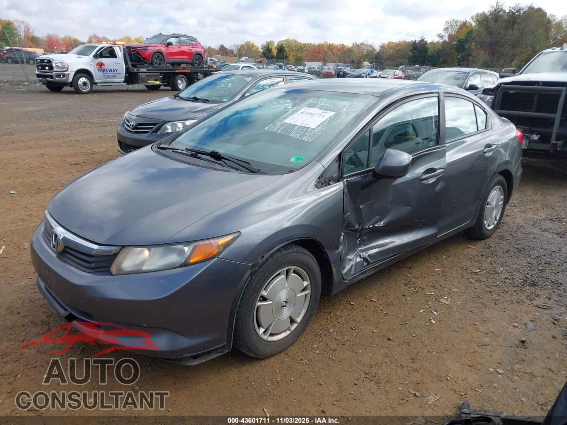 HONDA CIVIC 2012 - 2HGFB2F66CH553992