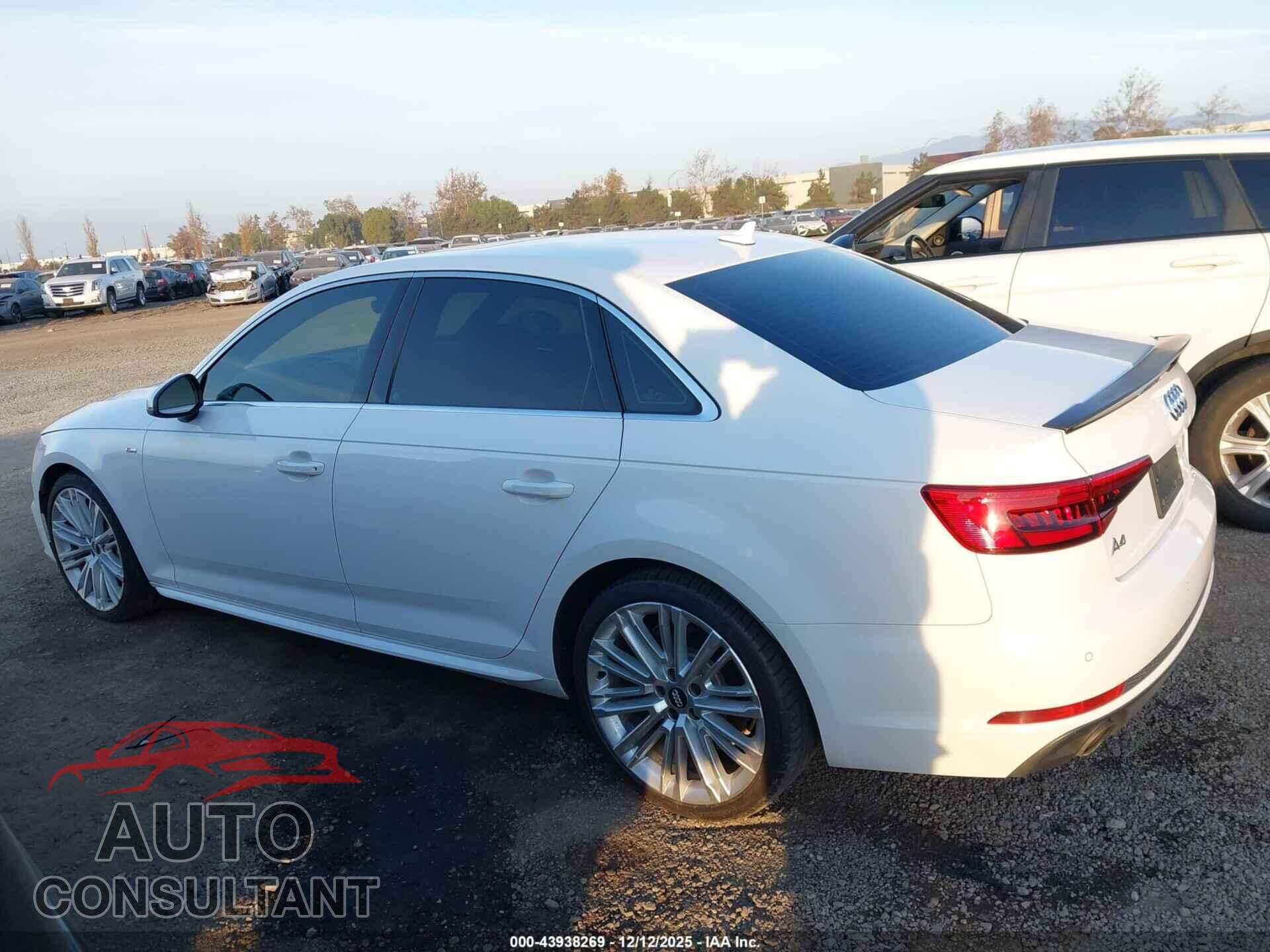 AUDI A4 2017 - WAULNAF42HN032829