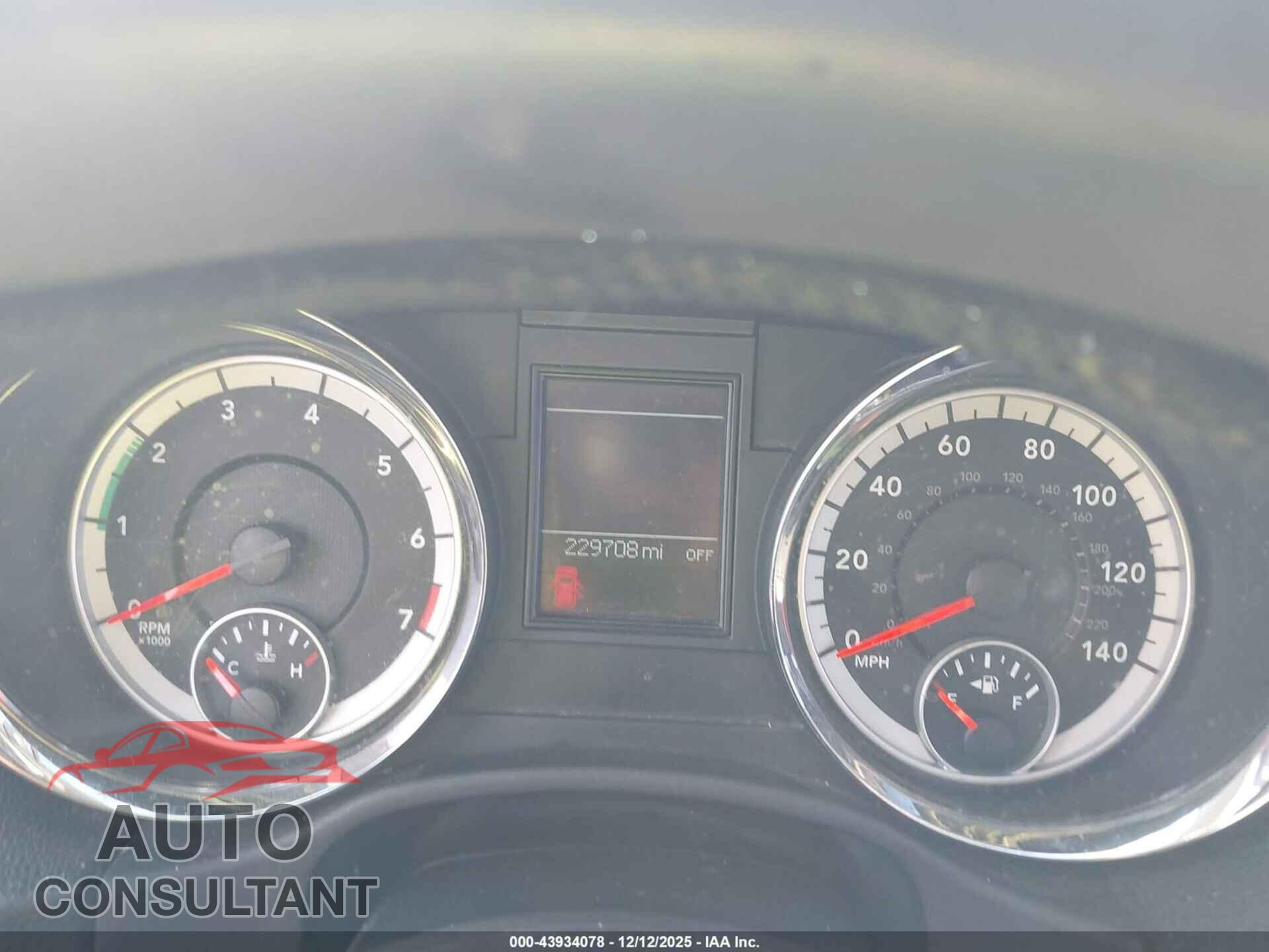 DODGE DURANGO 2013 - 1C4RDHAG0DC661635
