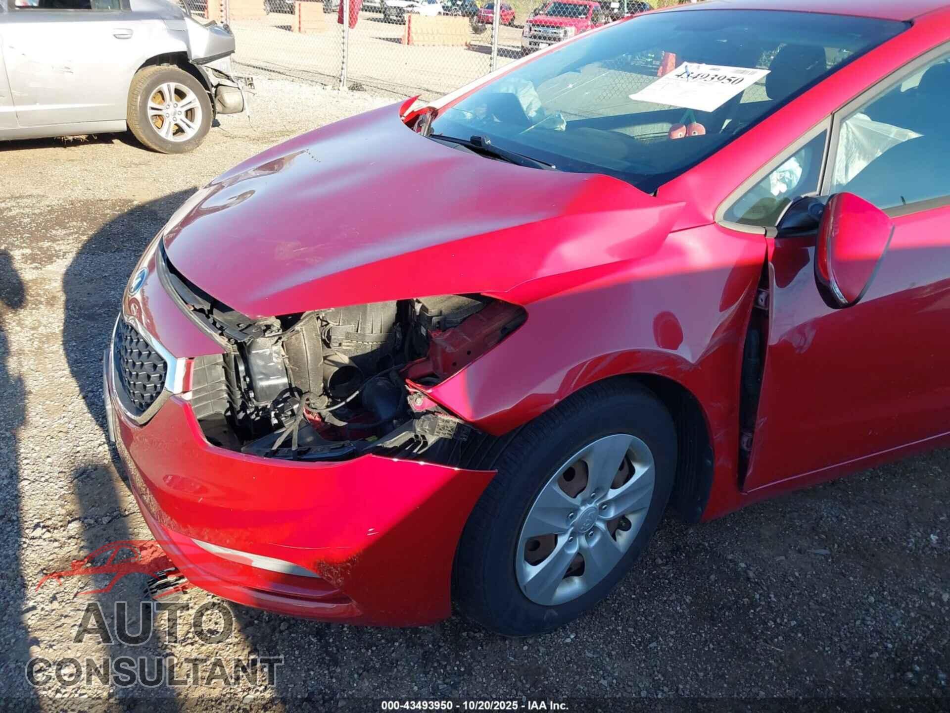 KIA FORTE 2015 - KNAFX4A64F5310998