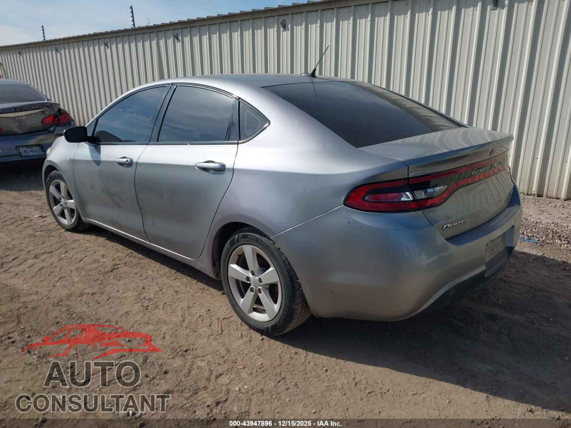 DODGE DART 2015 - 1C3CDFBB7FD406978