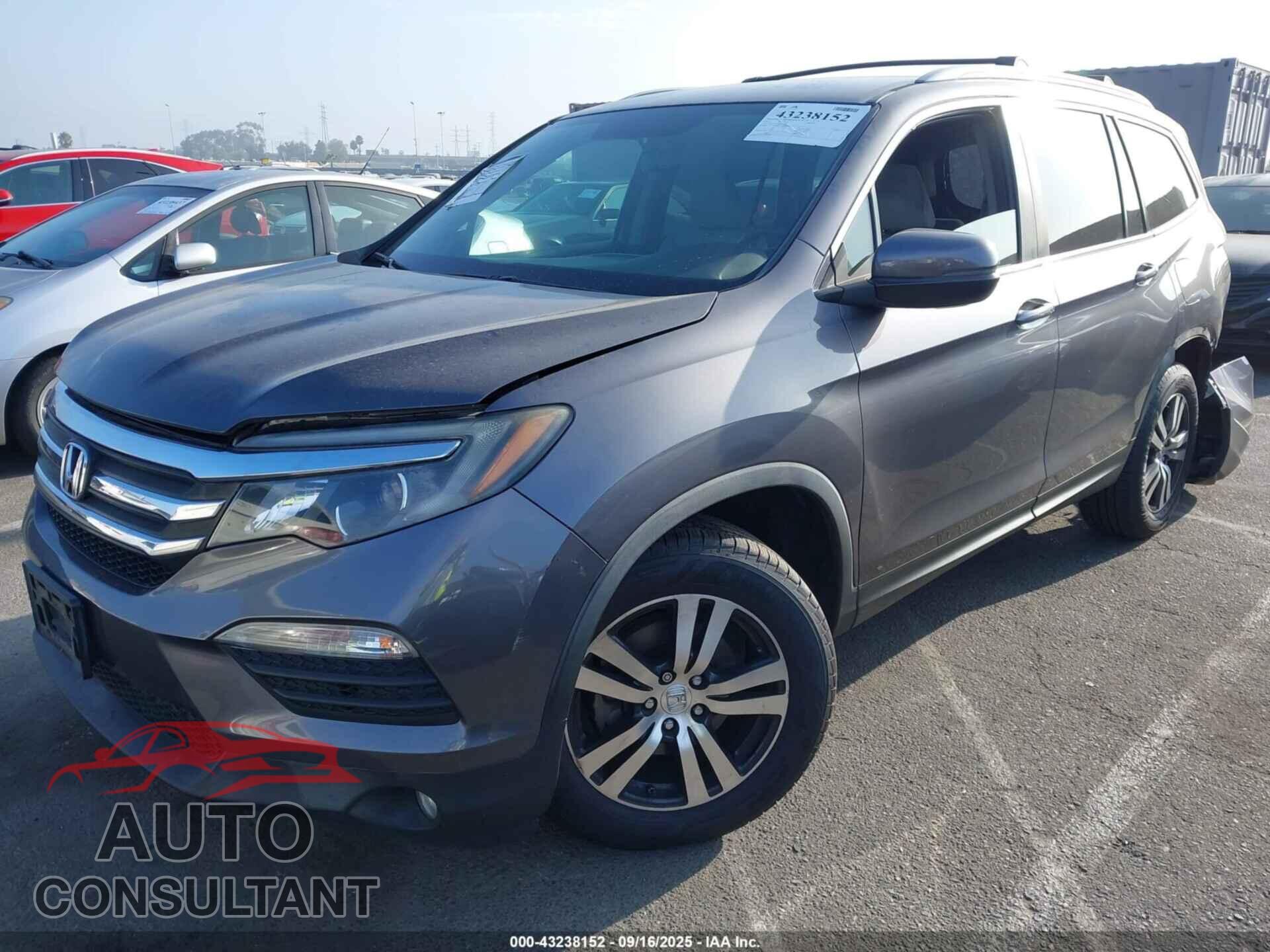 HONDA PILOT 2017 - 5FNYF5H32HB030661