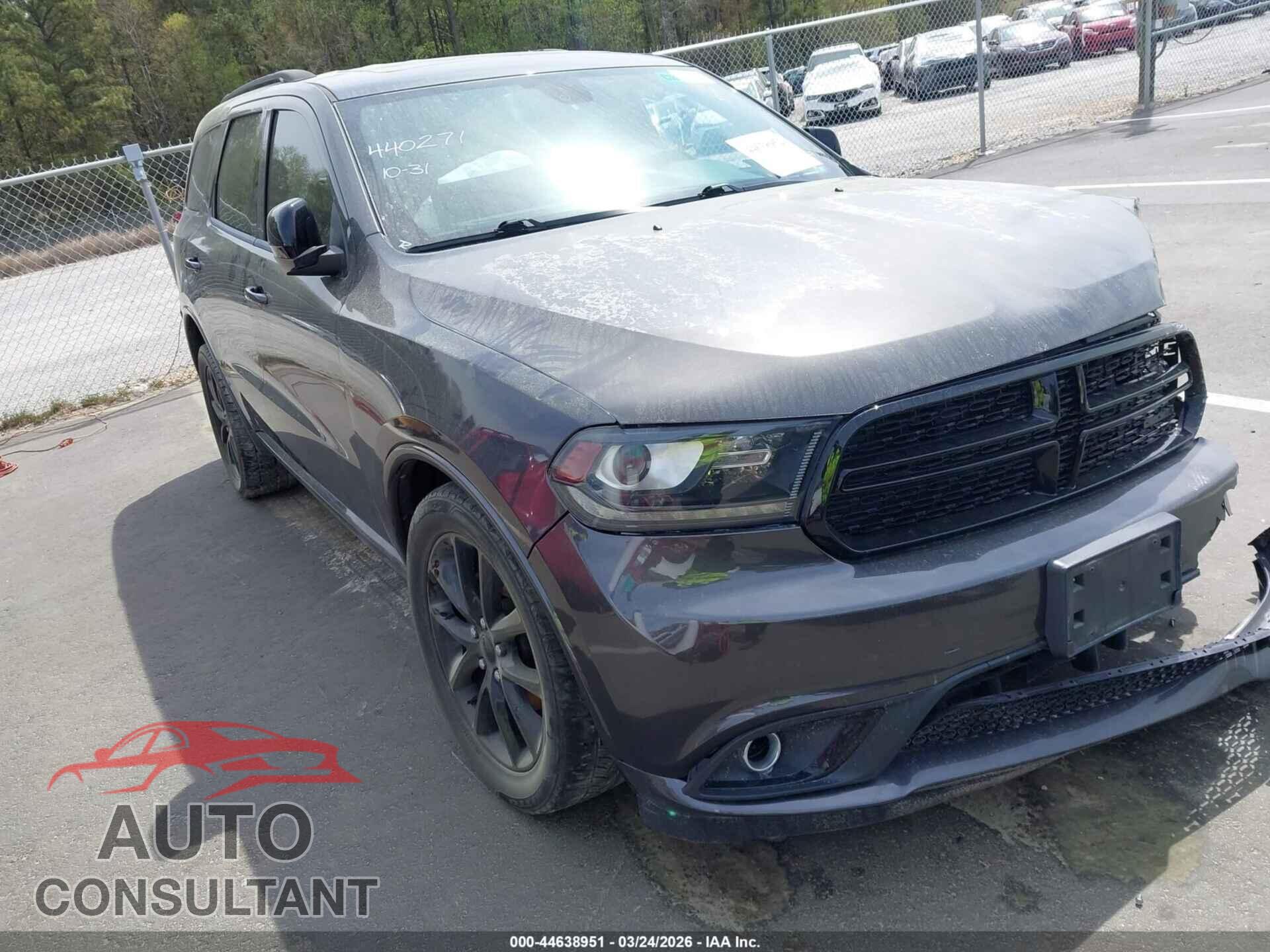 DODGE DURANGO 2017 - 1C4RDJDG4HC622152