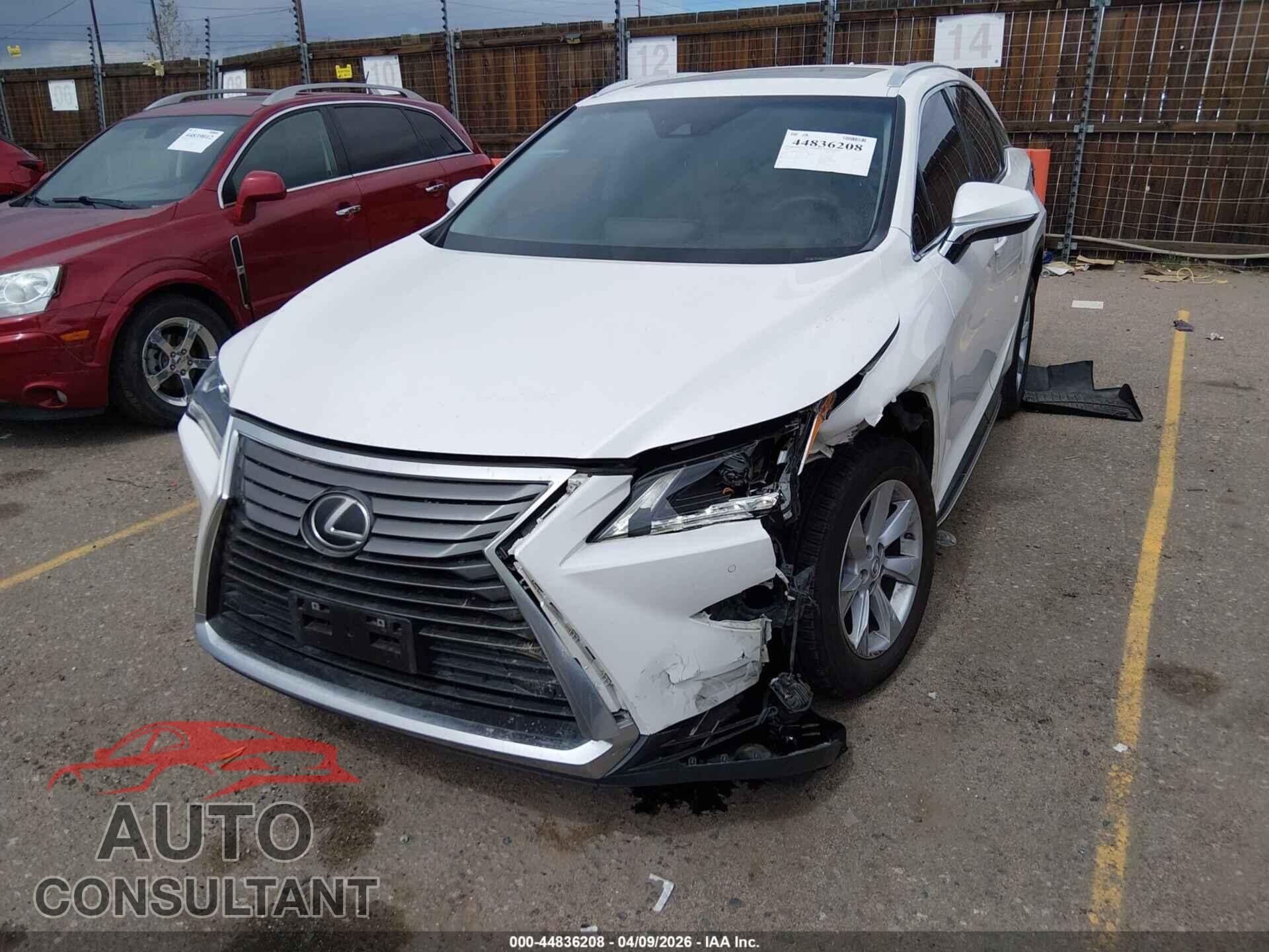 LEXUS RX 350 2017 - 2T2BZMCA4HC077980