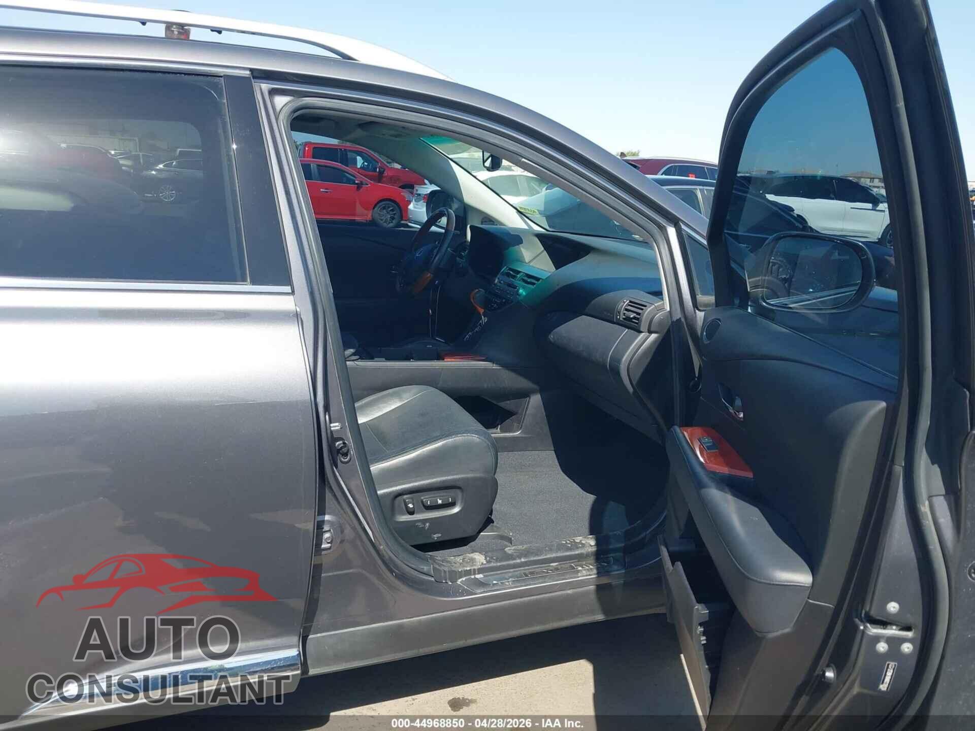 LEXUS RX 350 2012 - 2T2BK1BA8CC126126