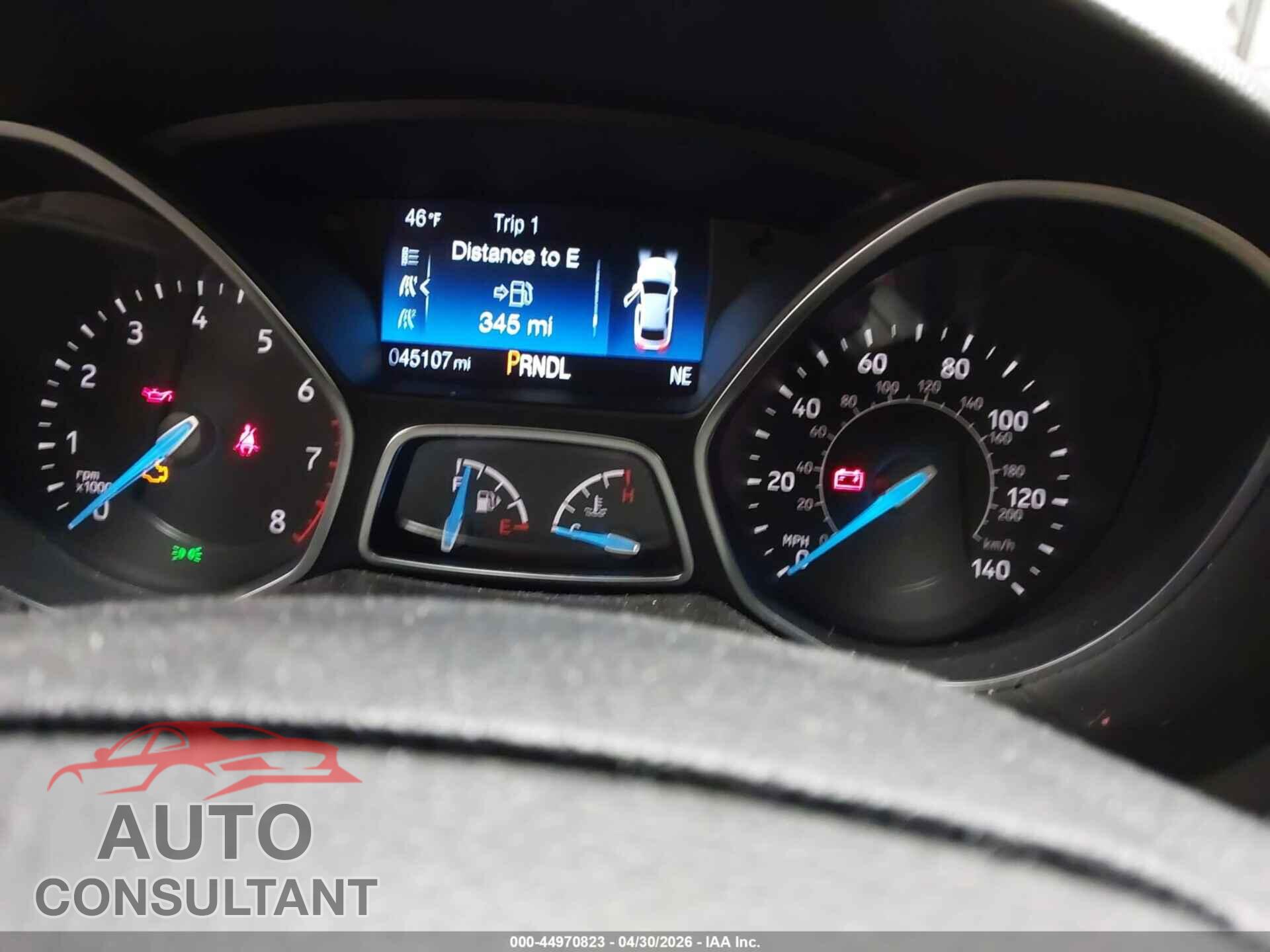 FORD FOCUS 2017 - 1FADP3F22HL314966