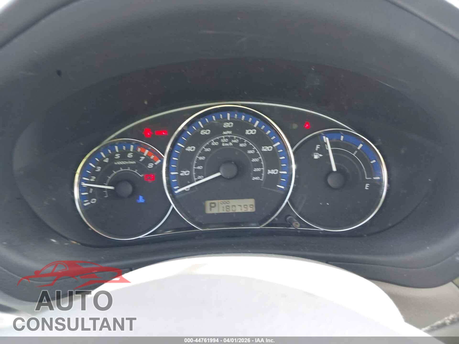 SUBARU FORESTER 2012 - JF2SHAEC2CH453957