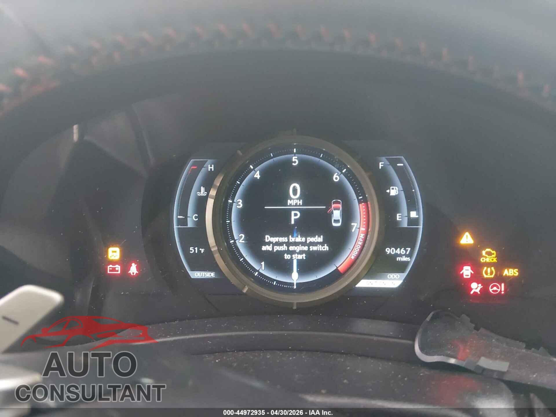 LEXUS IS 250 2014 - JTHCF1D23E5004842