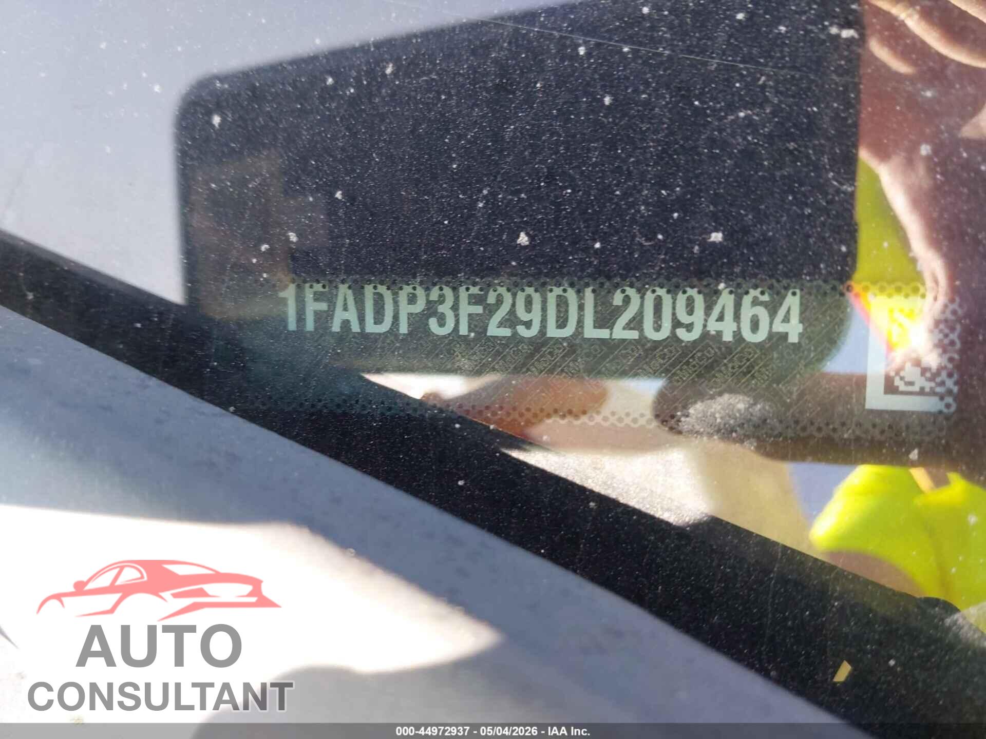 FORD FOCUS 2013 - 1FADP3F29DL209464