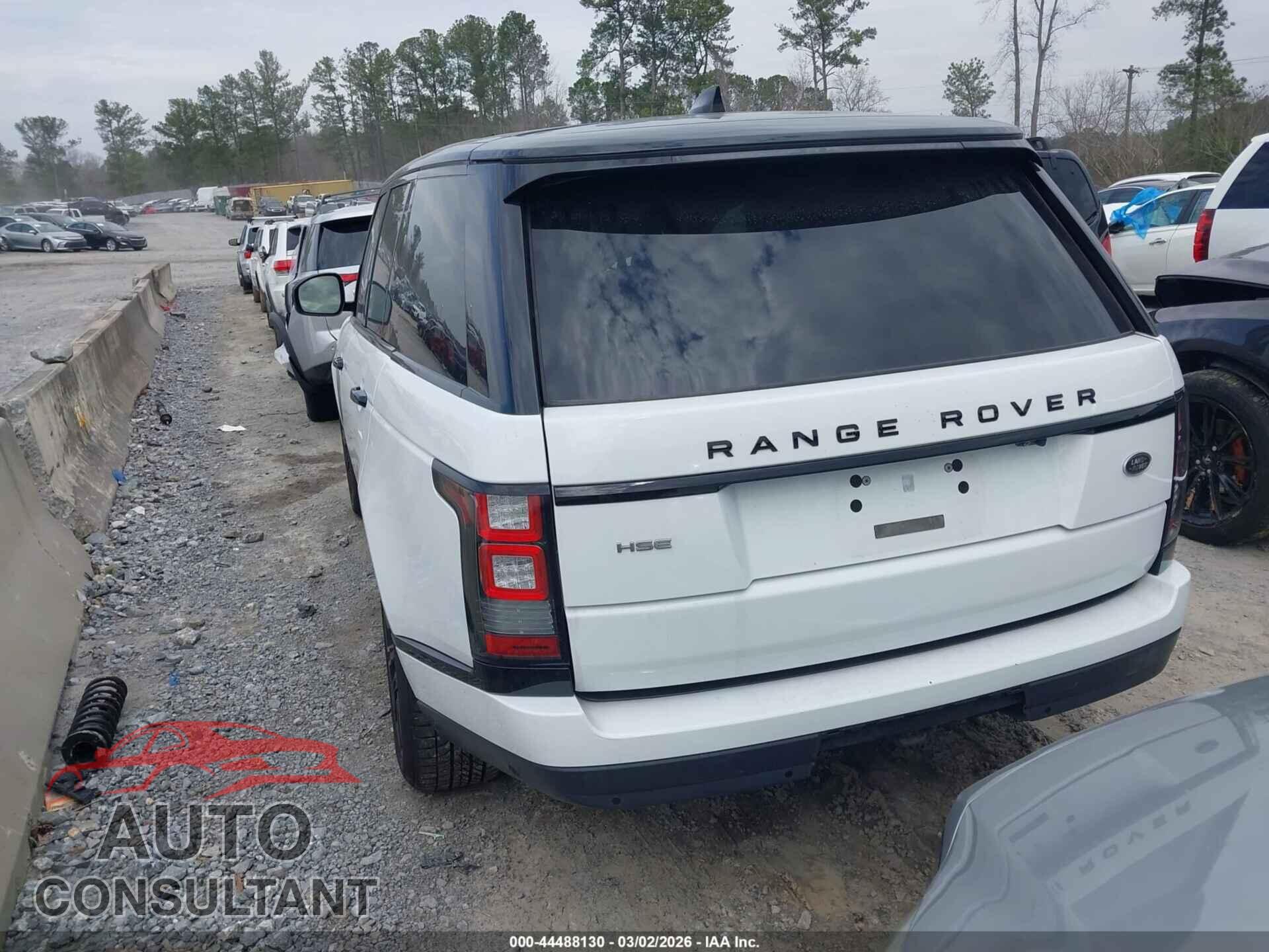 LAND ROVER RANGE ROVER 2017 - SALGS2FV5HA358278