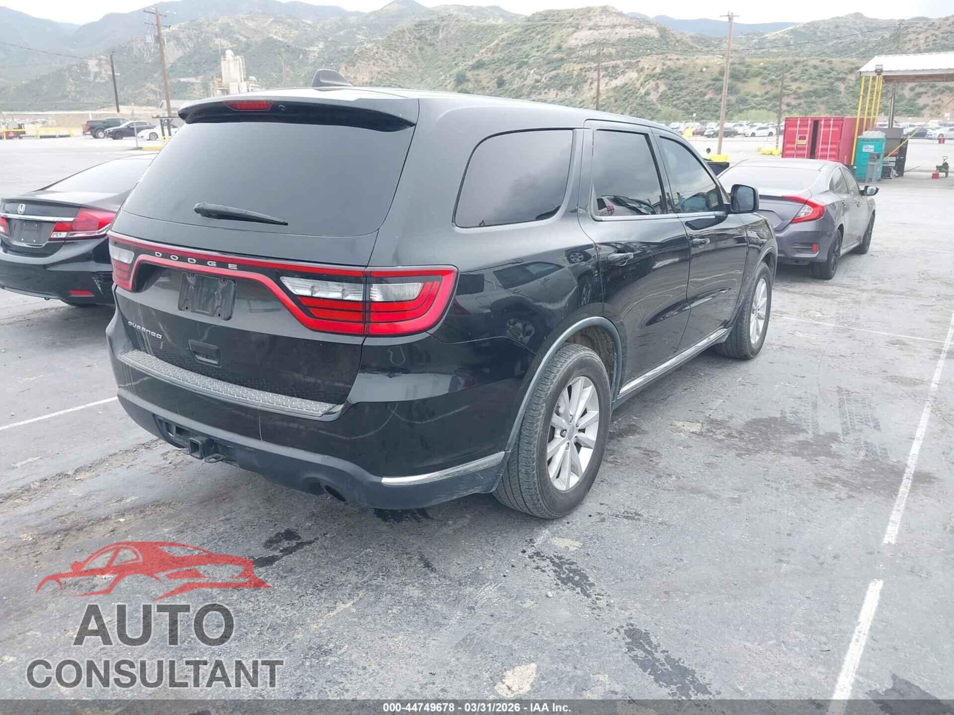 DODGE DURANGO 2014 - 1C4RDHAG7EC342010