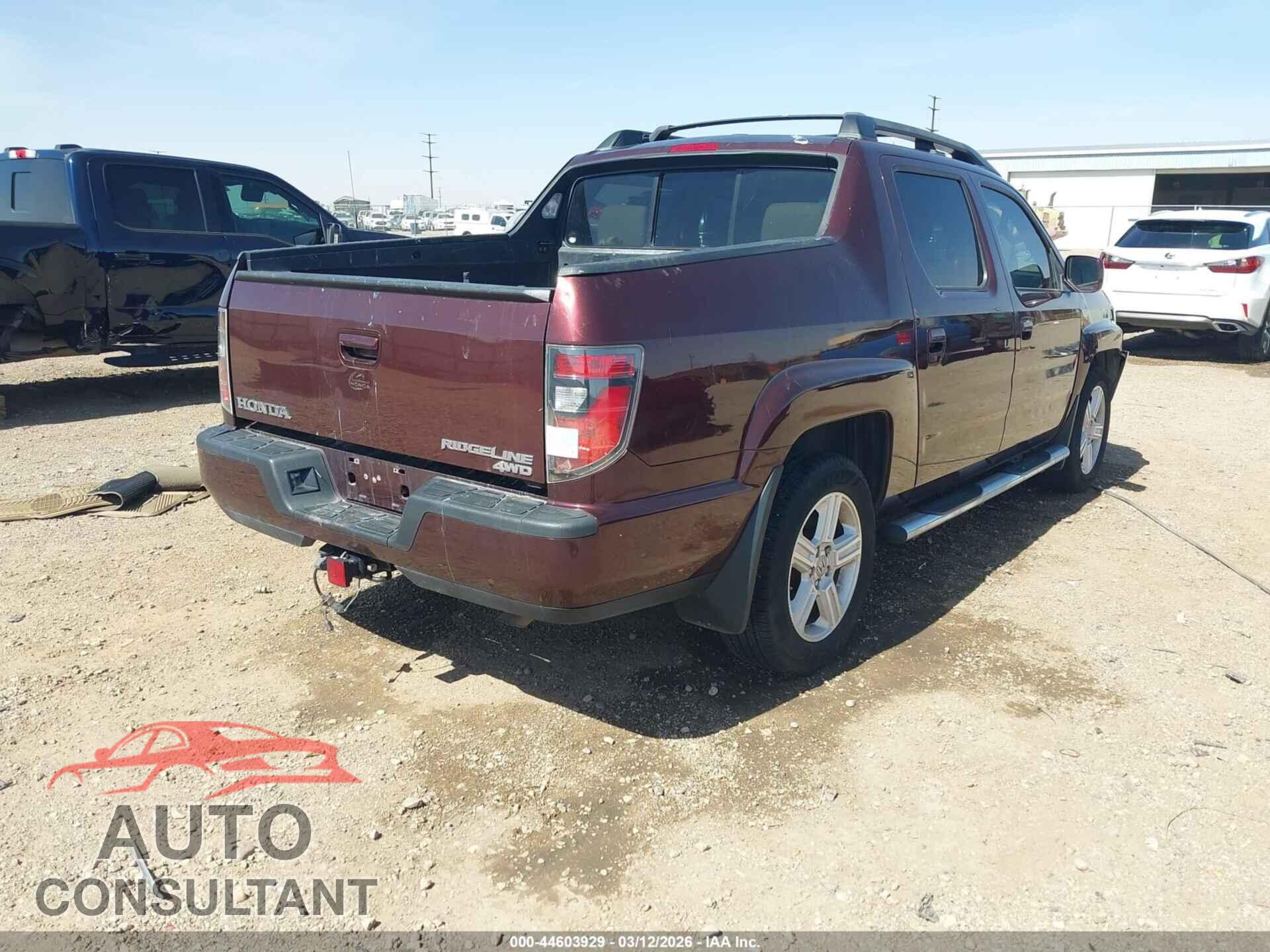 HONDA RIDGELINE 2012 - 5FPYK1F56CB452408