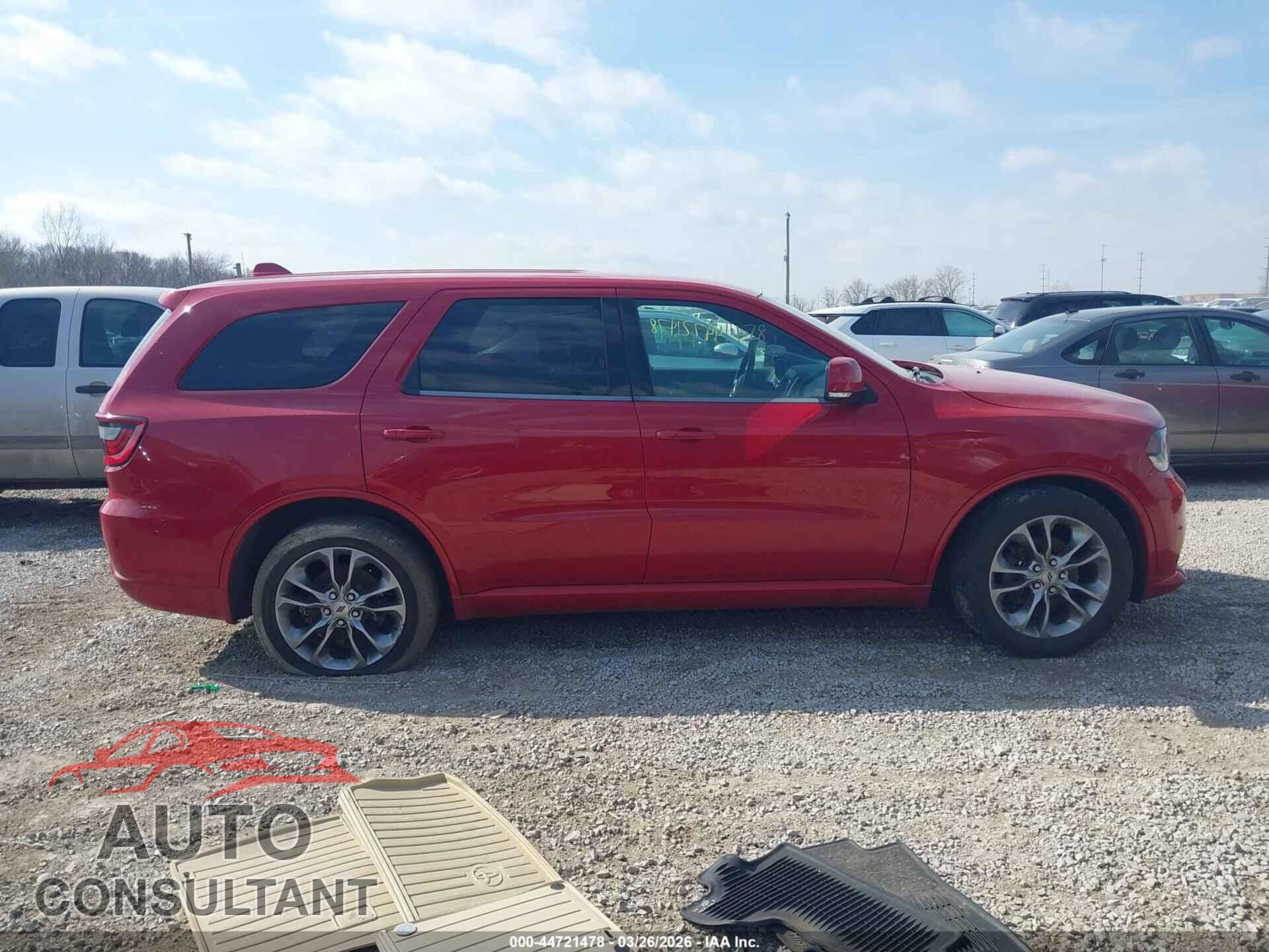 DODGE DURANGO 2019 - 1C4RDHDG9KC647323