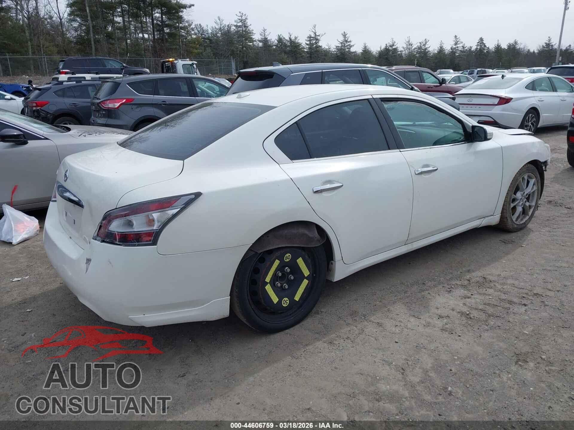 NISSAN MAXIMA 2012 - 1N4AA5AP3CC802013