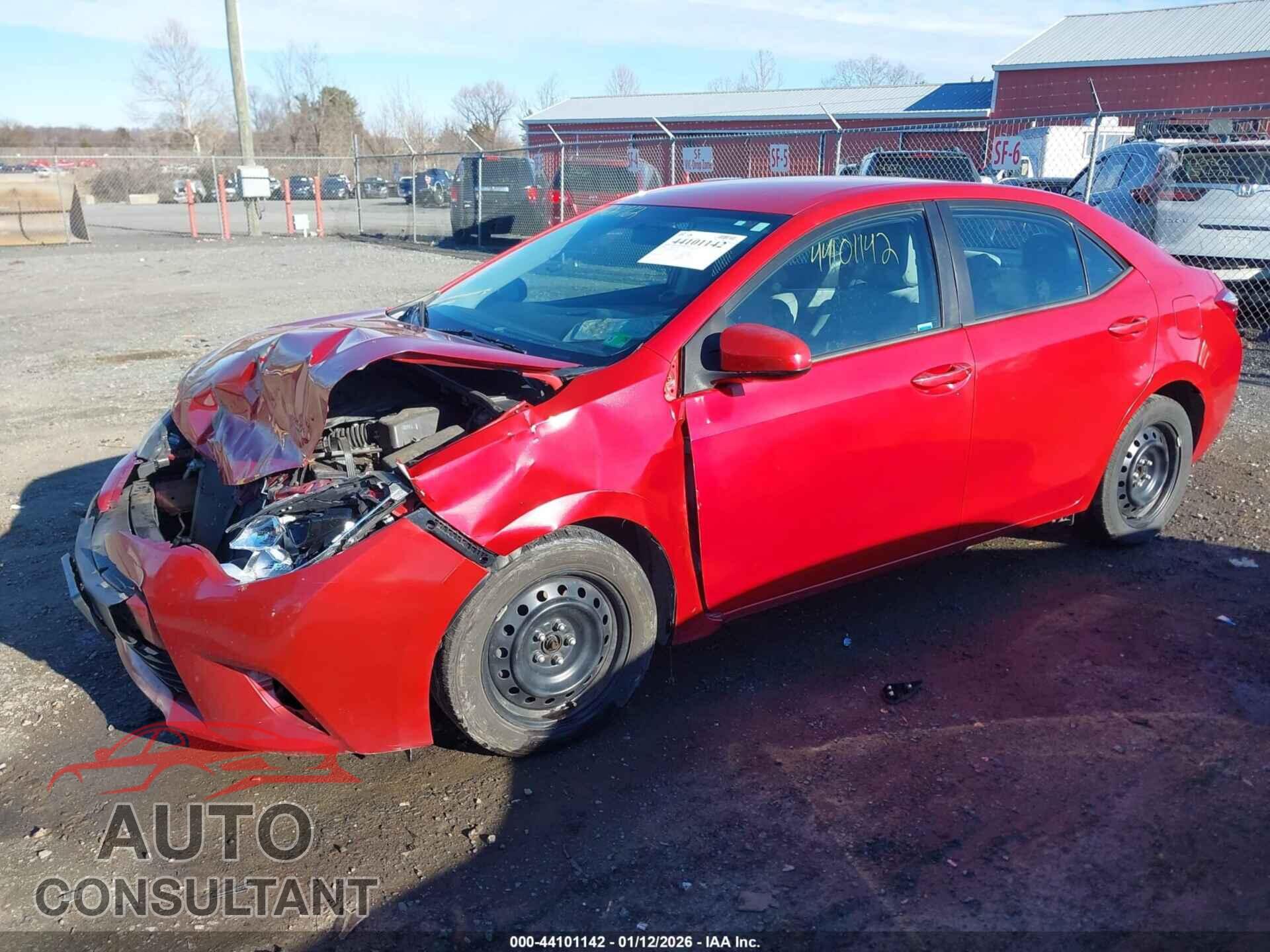 TOYOTA COROLLA 2014 - 5YFBURHEXEP117485