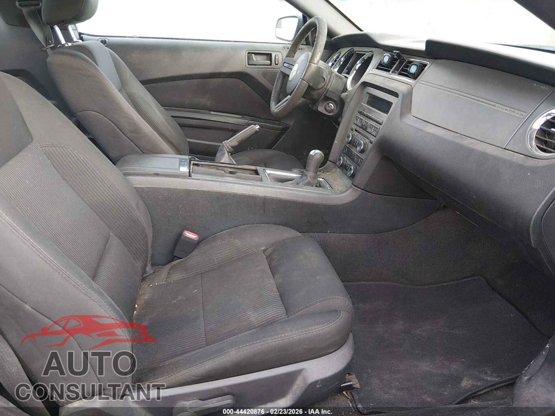 FORD MUSTANG 2012 - 1ZVBP8AM7C5221748