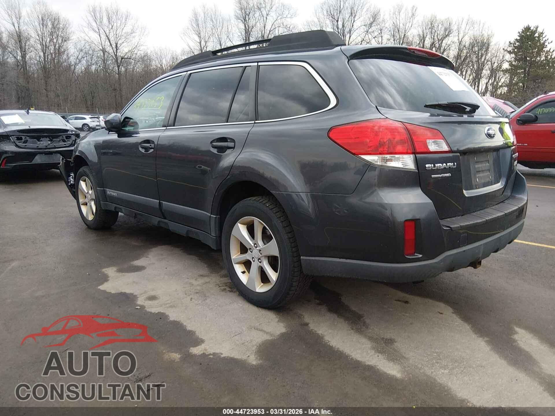SUBARU OUTBACK 2013 - 4S4BRBGC5D3294554