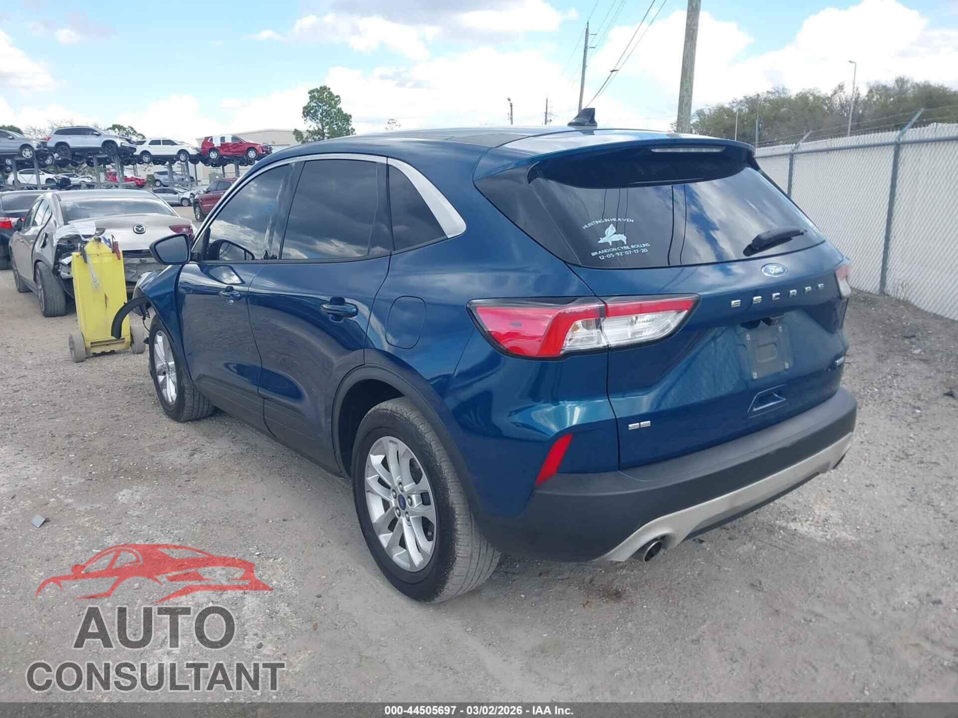FORD ESCAPE 2020 - 1FMCU0G60LUA47906
