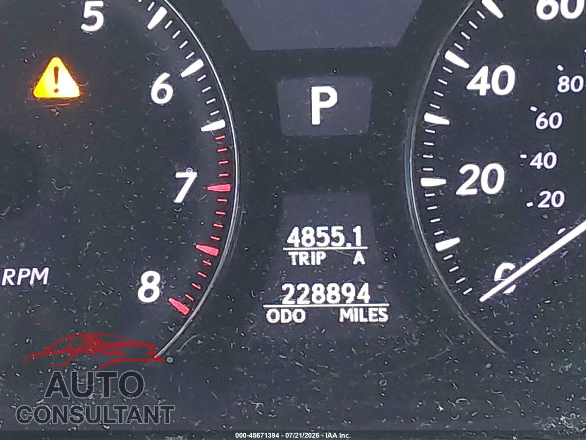 LEXUS LS 460 2012 - JTHGL5EF5C5045232
