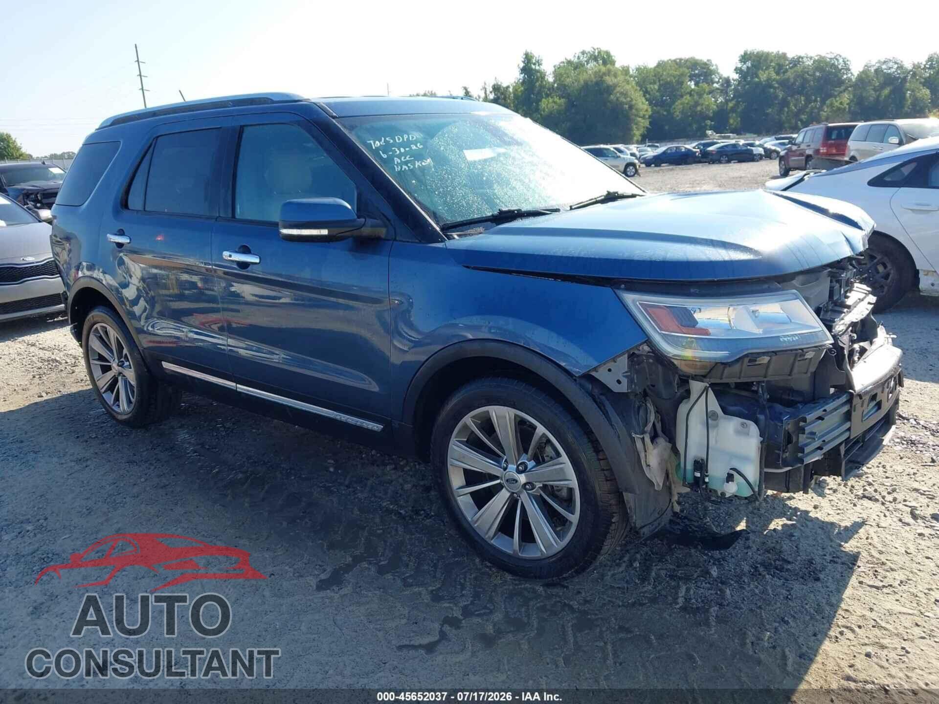 FORD EXPLORER 2018 - 1FM5K7F88JGB30084