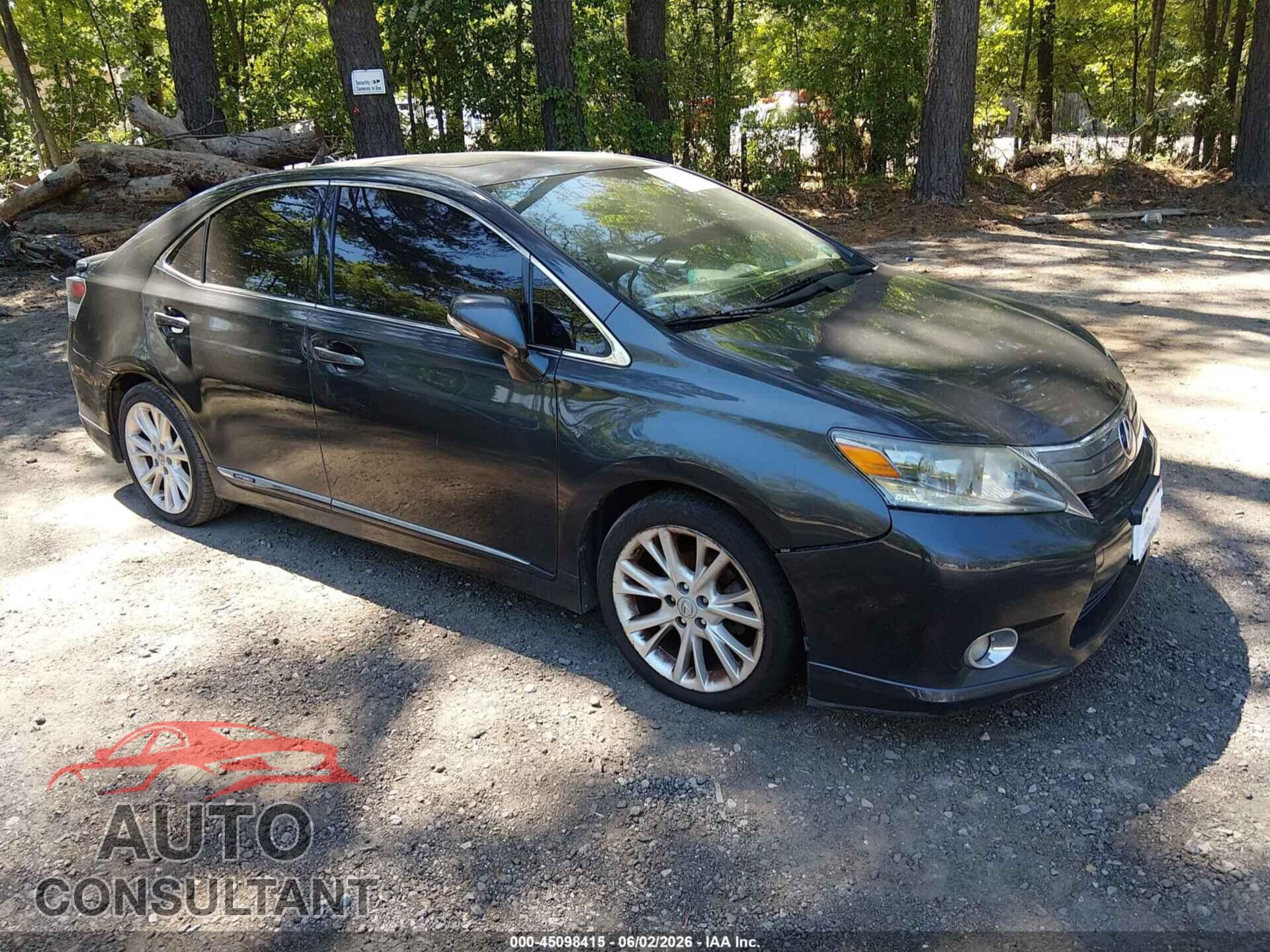 LEXUS HS 250H 2010 - JTHBB1BA7A2014609