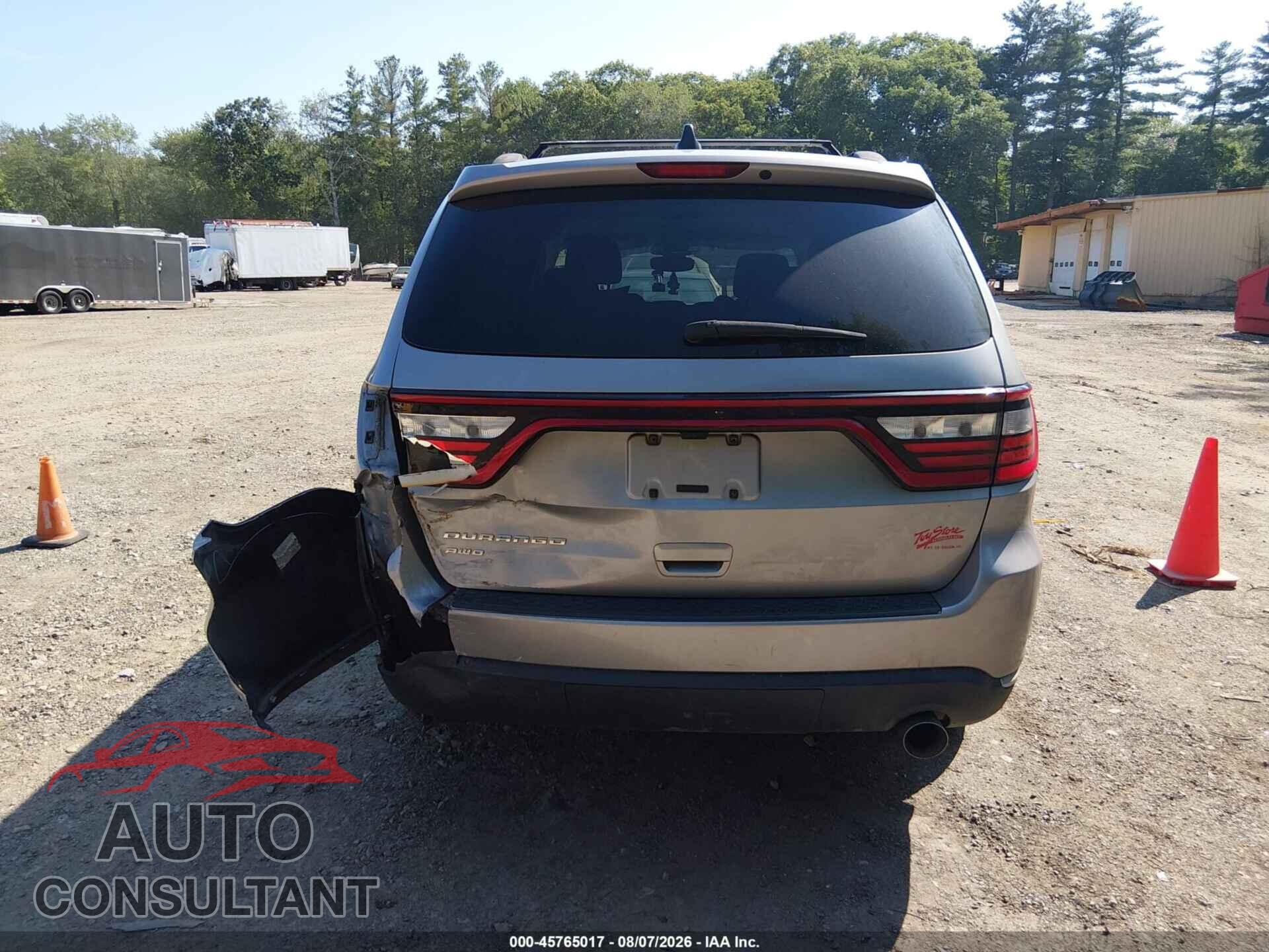 DODGE DURANGO 2017 - 1C4RDJAG5HC821103