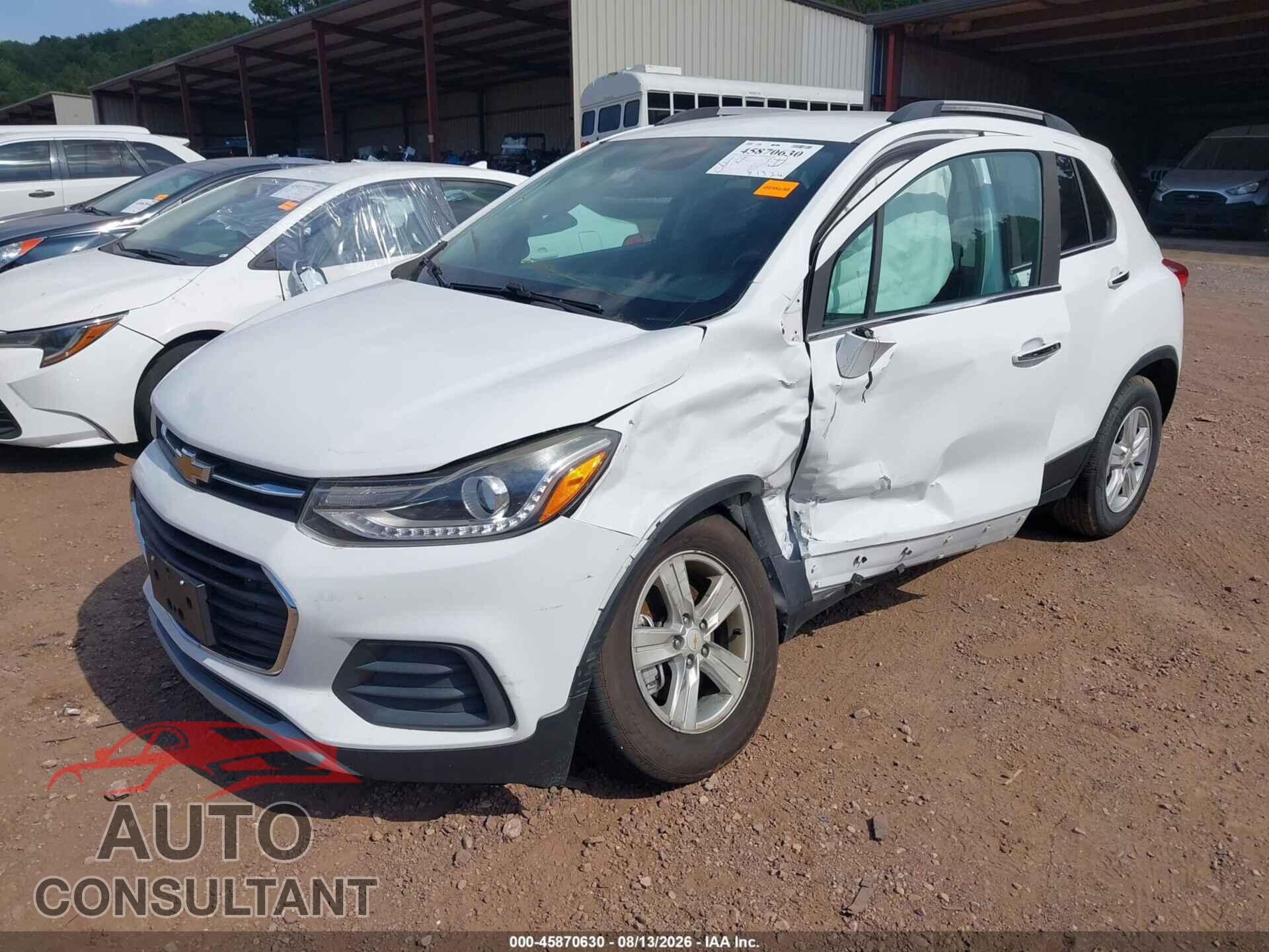 CHEVROLET TRAX 2017 - KL7CJLSB7HB196204