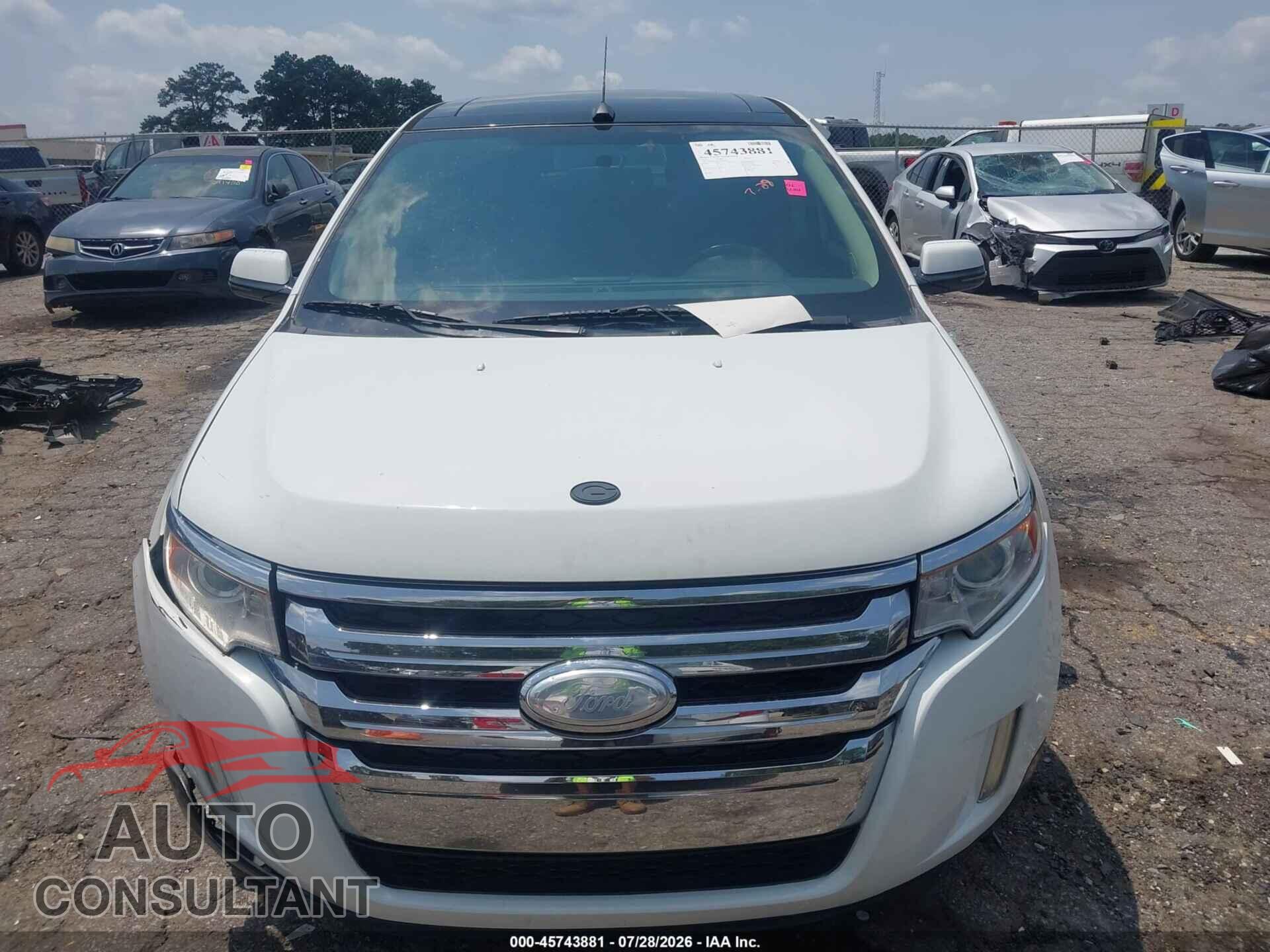 FORD EDGE 2012 - 2FMDK3KC9CBA25577
