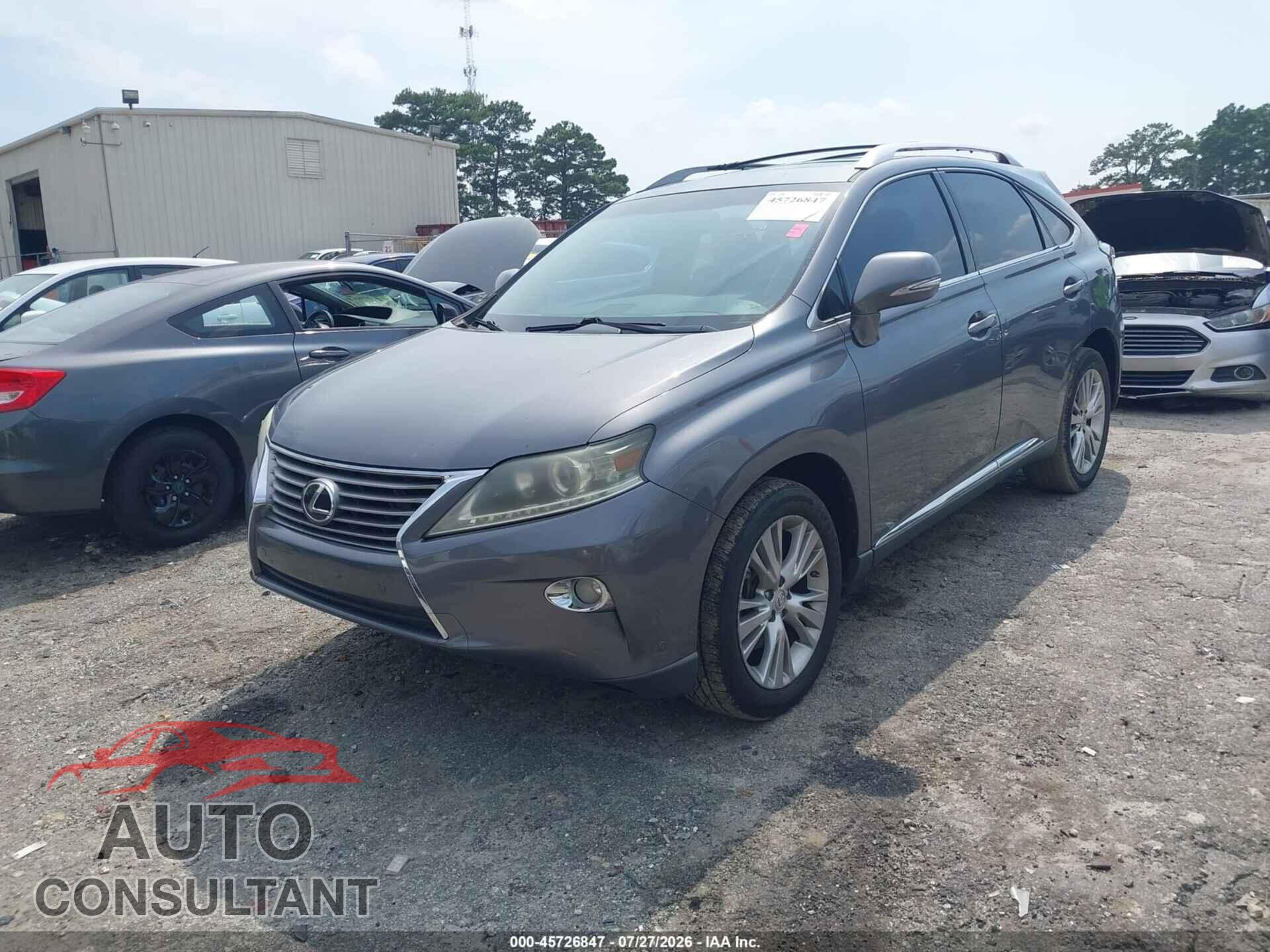 LEXUS RX 350 2013 - 2T2ZK1BAXDC101910