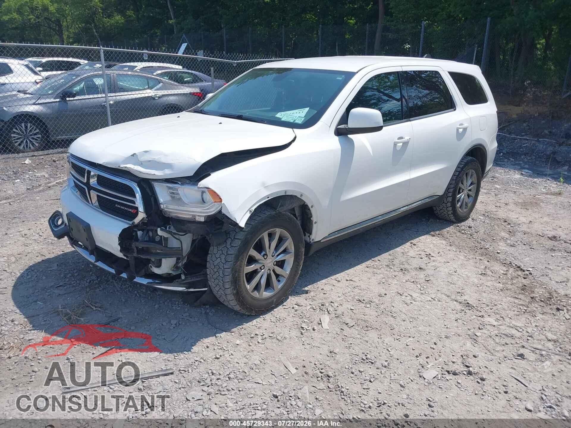 DODGE DURANGO 2017 - 1C4RDJAG2HC878939