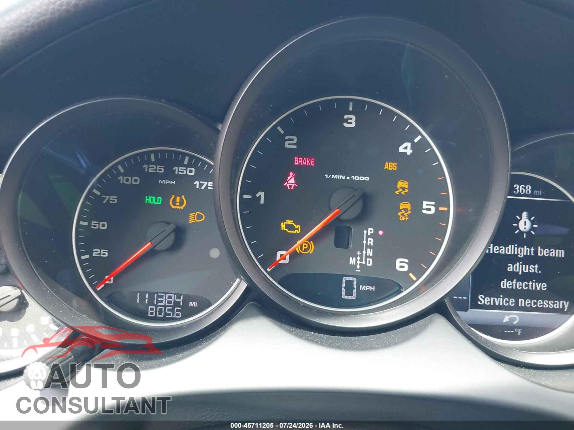 PORSCHE CAYENNE 2015 - WP1AF2A25FLA42197