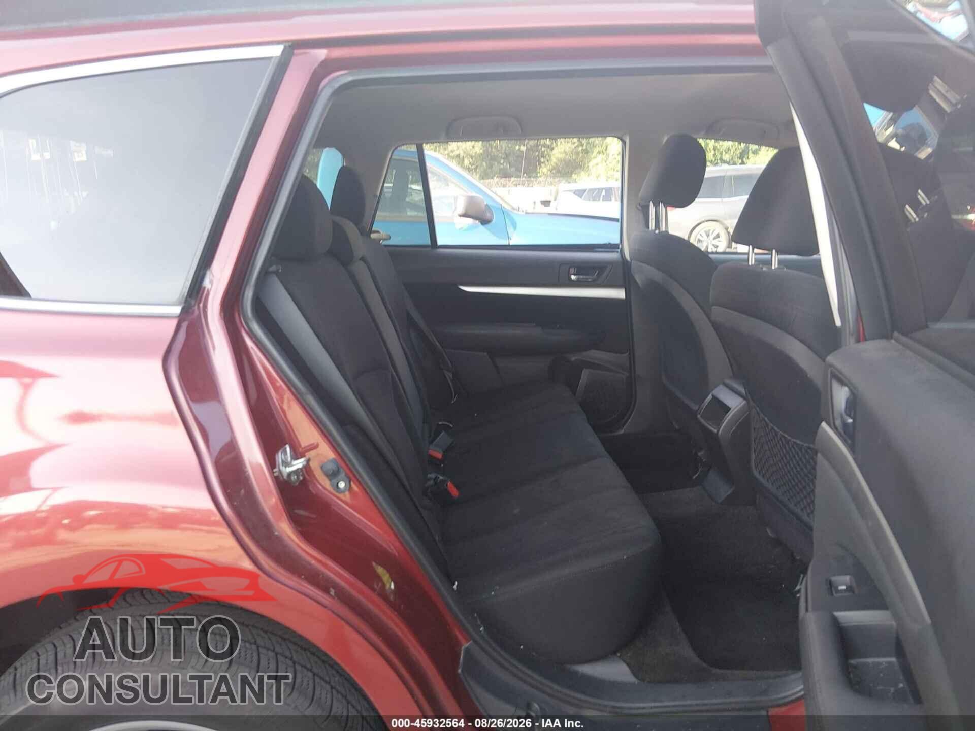 SUBARU OUTBACK 2014 - 4S4BRBCC4E3306507
