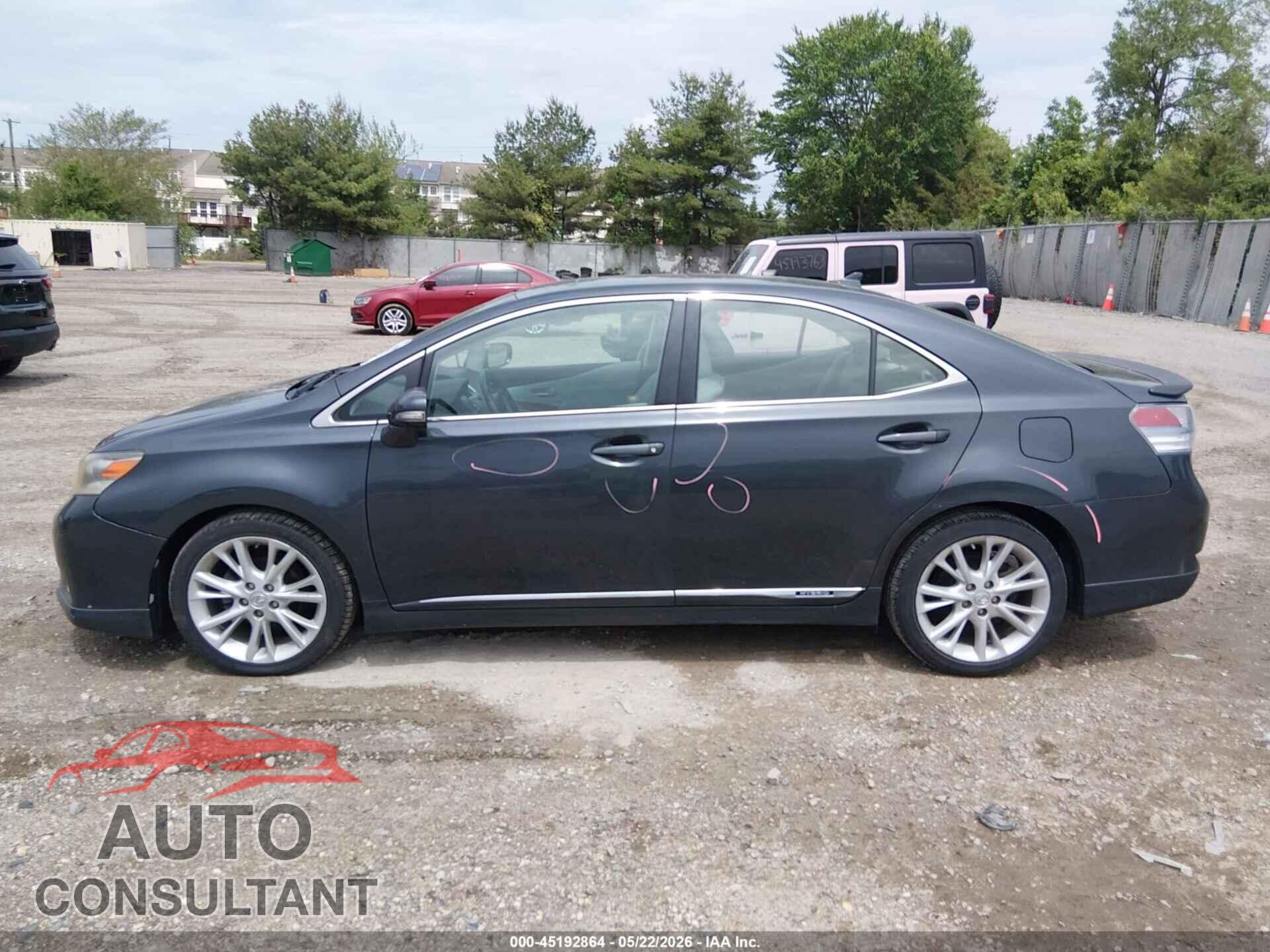 LEXUS HS 250H 2010 - JTHBB1BA3A2025534