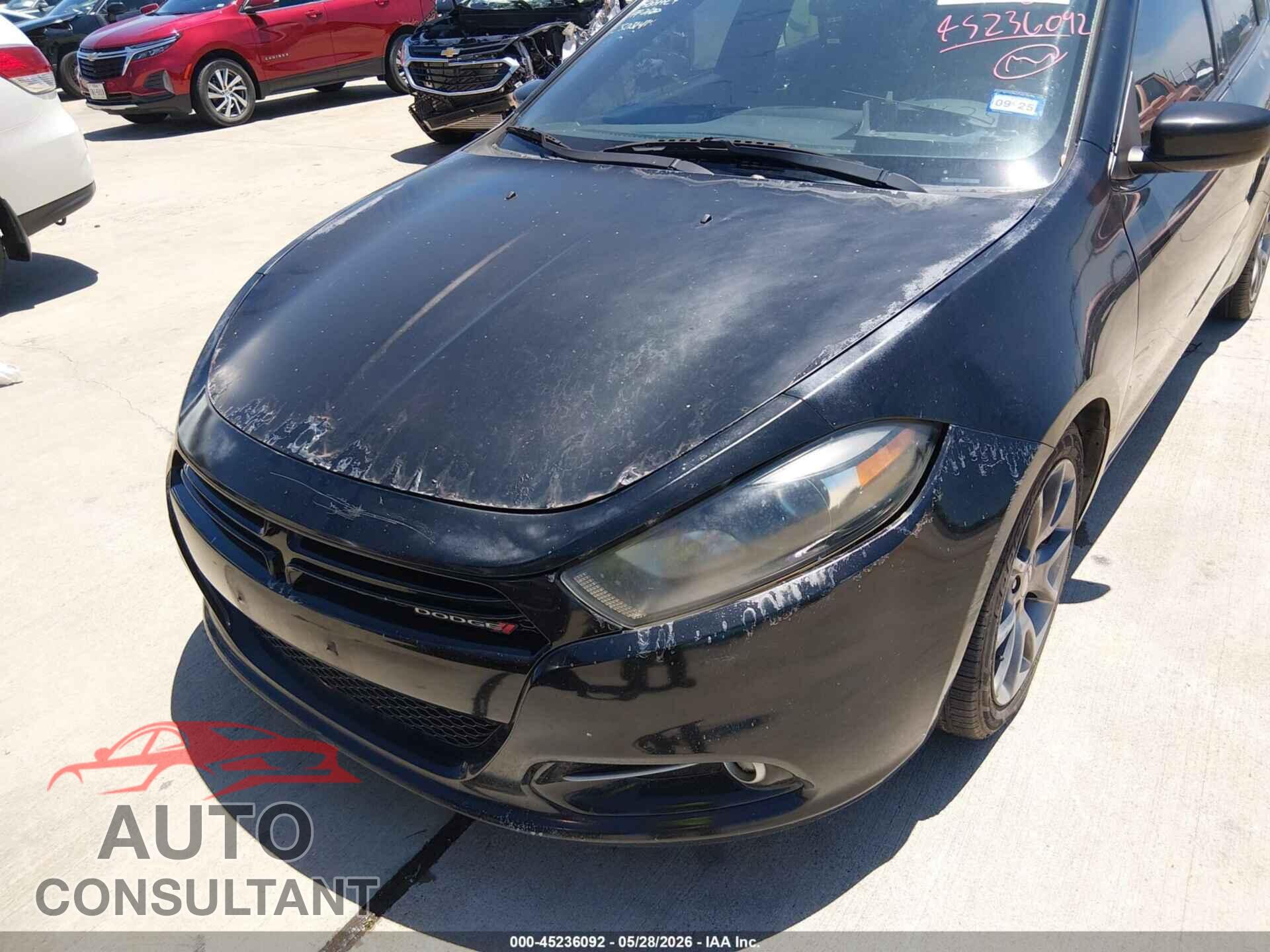 DODGE DART 2013 - 1C3CDFBH7DD157194