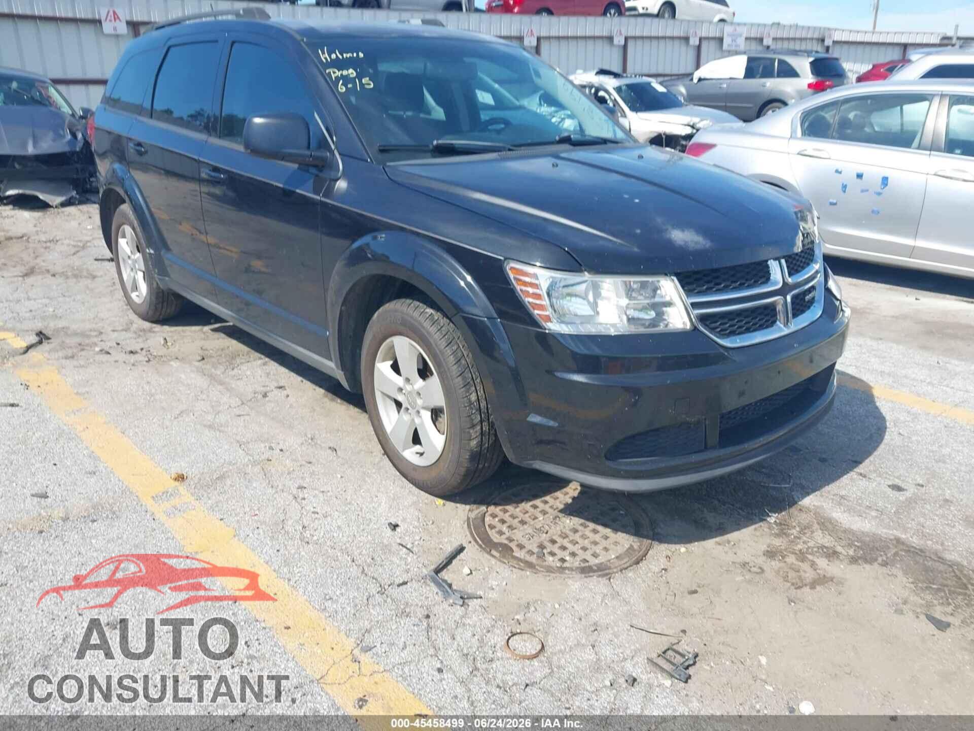 DODGE JOURNEY 2013 - 3C4PDCAB6DT722425