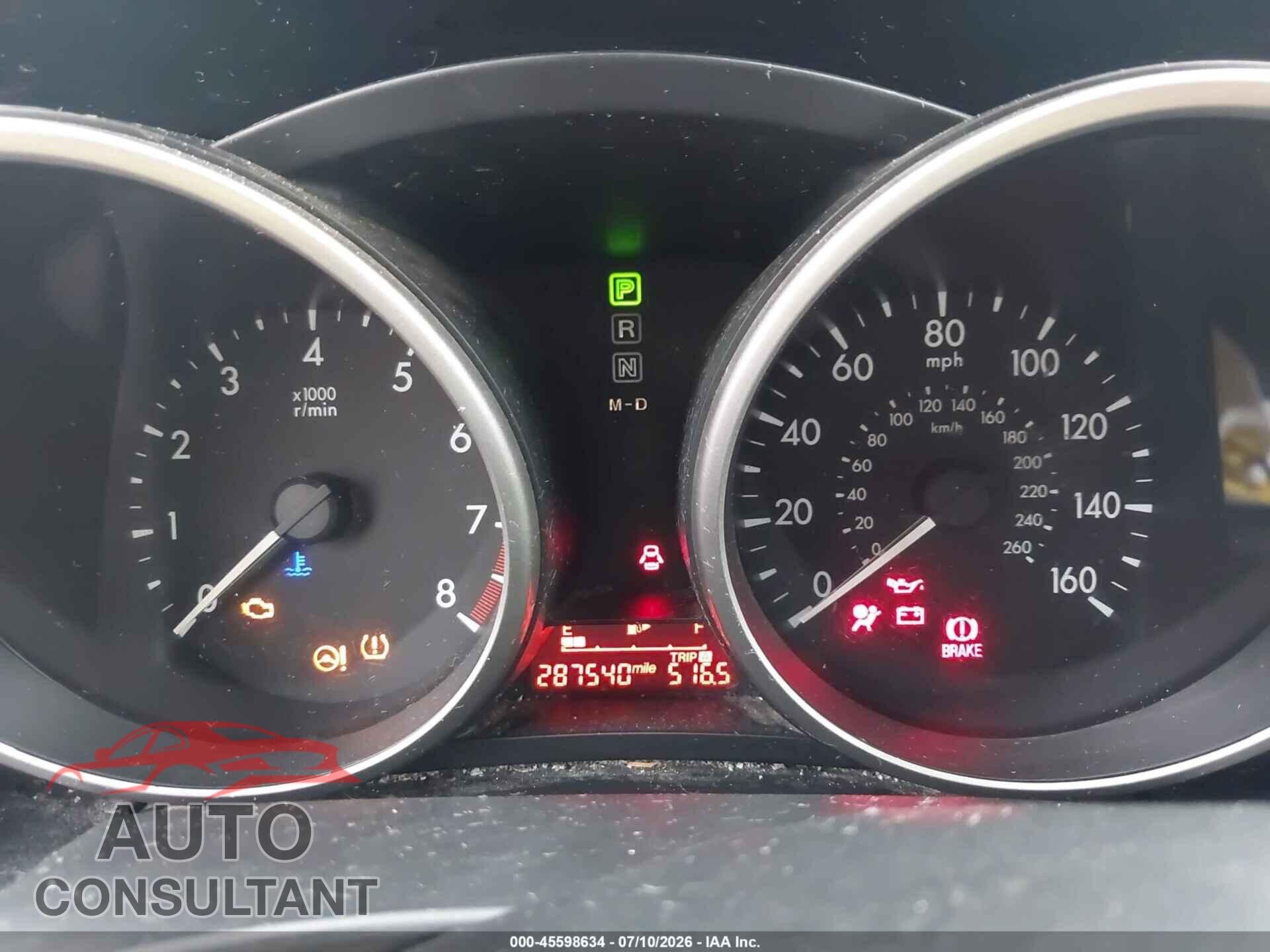 MAZDA MAZDA5 2014 - JM1CW2BL2E0165554