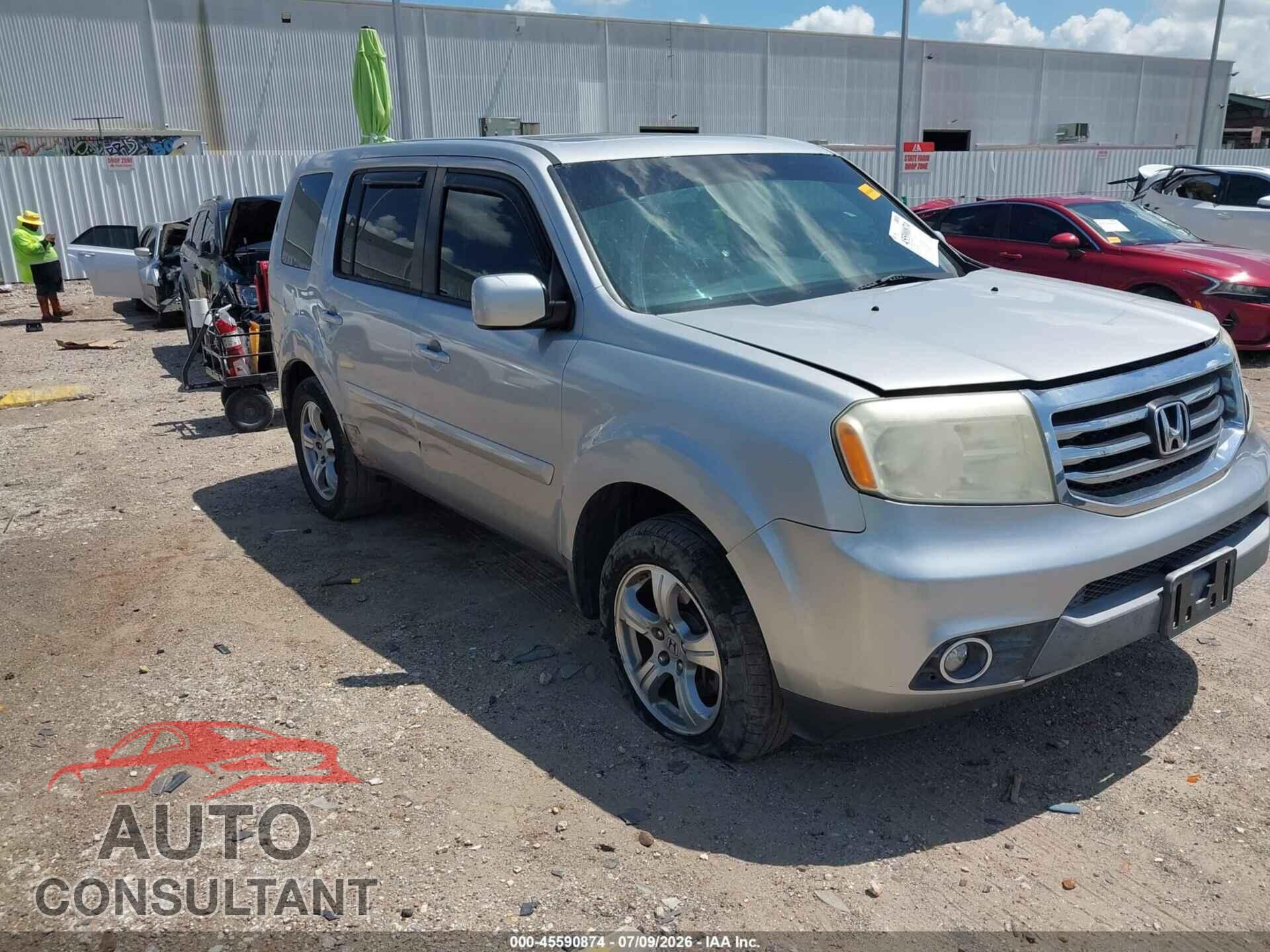 HONDA PILOT 2012 - 5FNYF3H59CB028419
