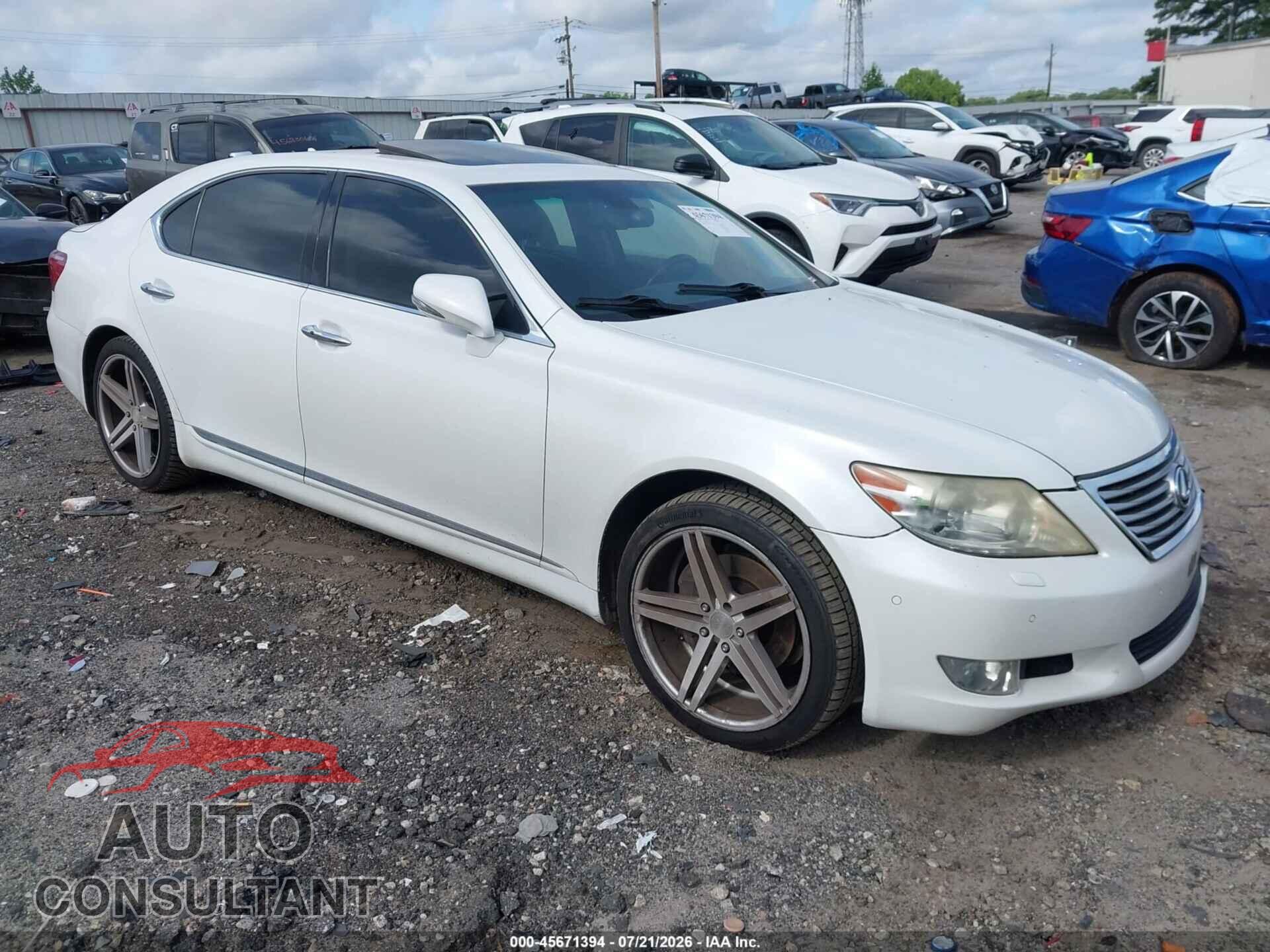 LEXUS LS 460 2012 - JTHGL5EF5C5045232
