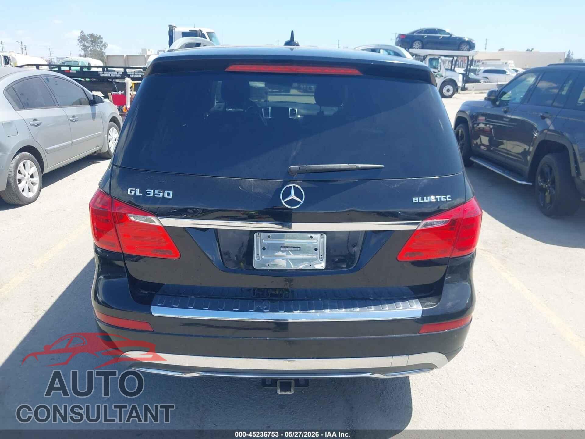 MERCEDES-BENZ GL 350 BLUETEC 2015 - 4JGDF2EE5FA463671