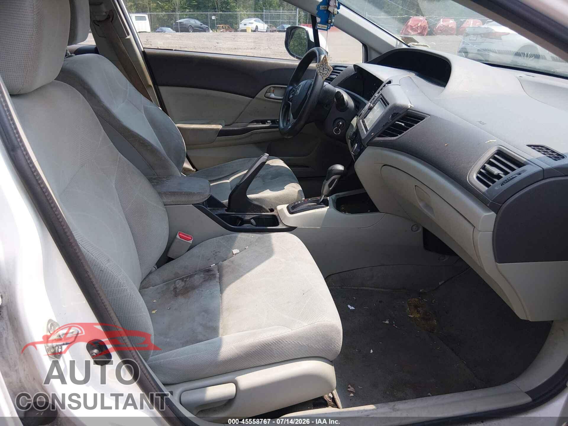 HONDA CIVIC 2012 - 19XFB2F55CE337357