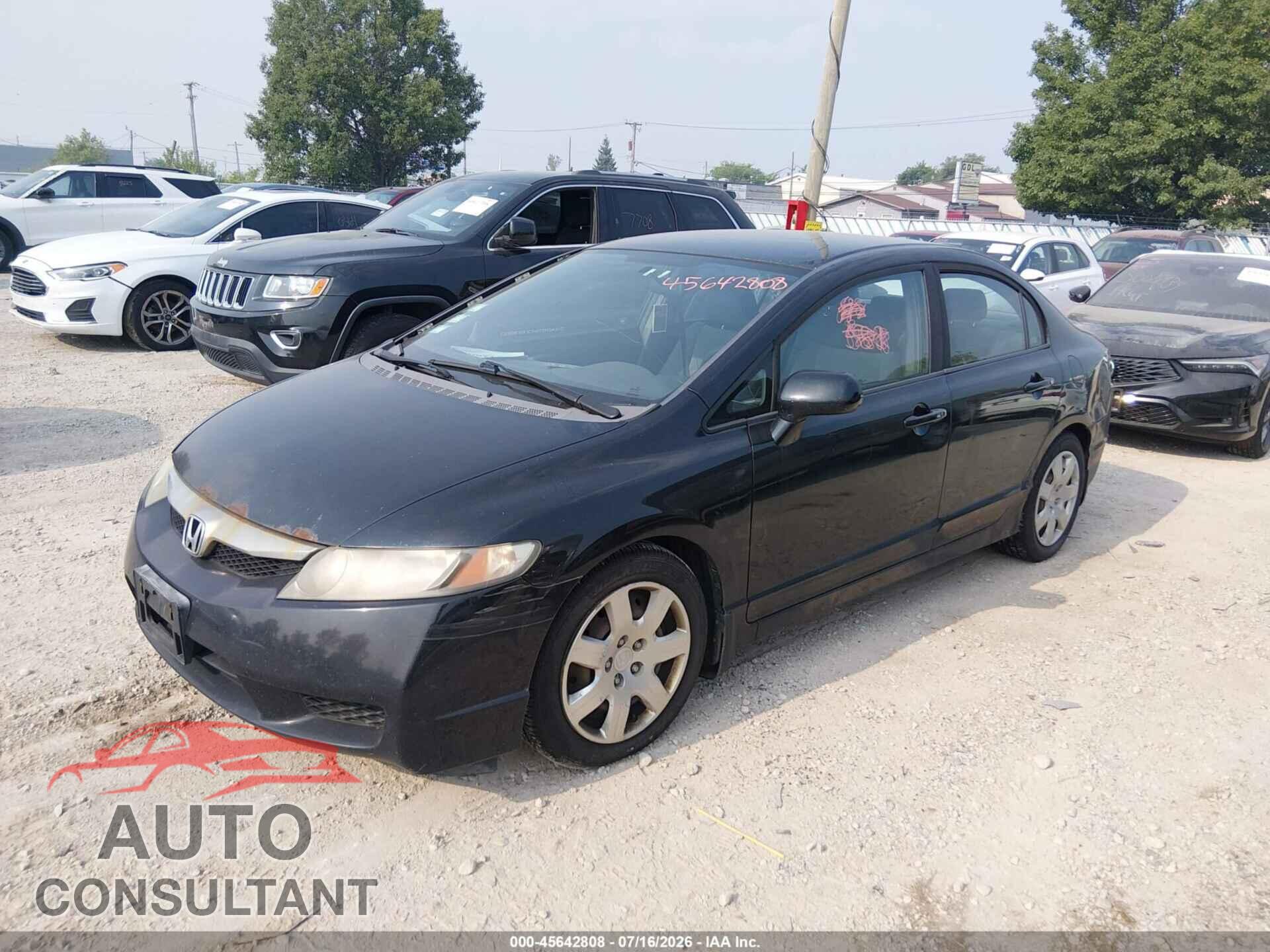 HONDA CIVIC 2009 - 19XFA165X9E046830