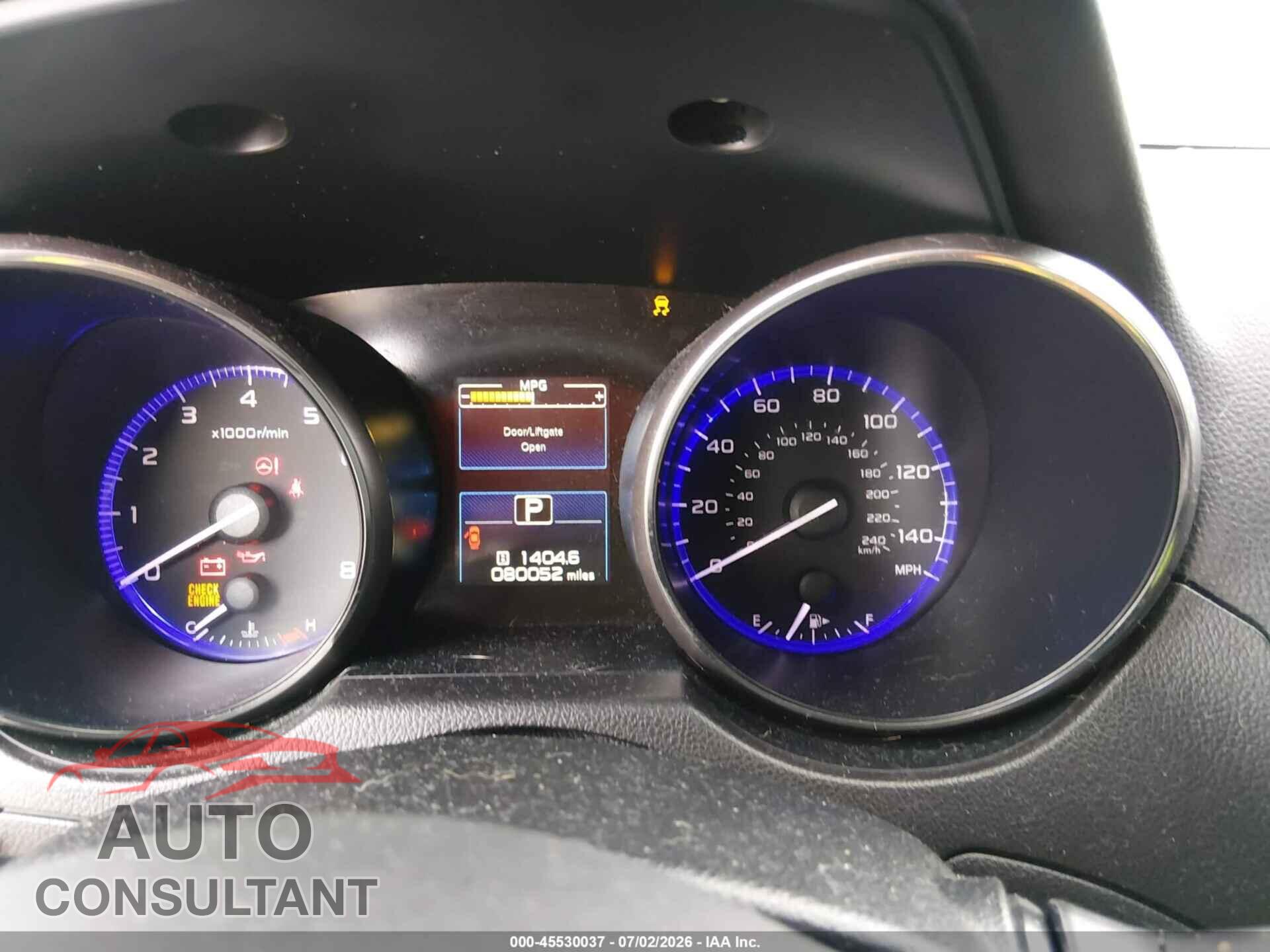 SUBARU OUTBACK 2017 - 4S4BSADC8H3239573