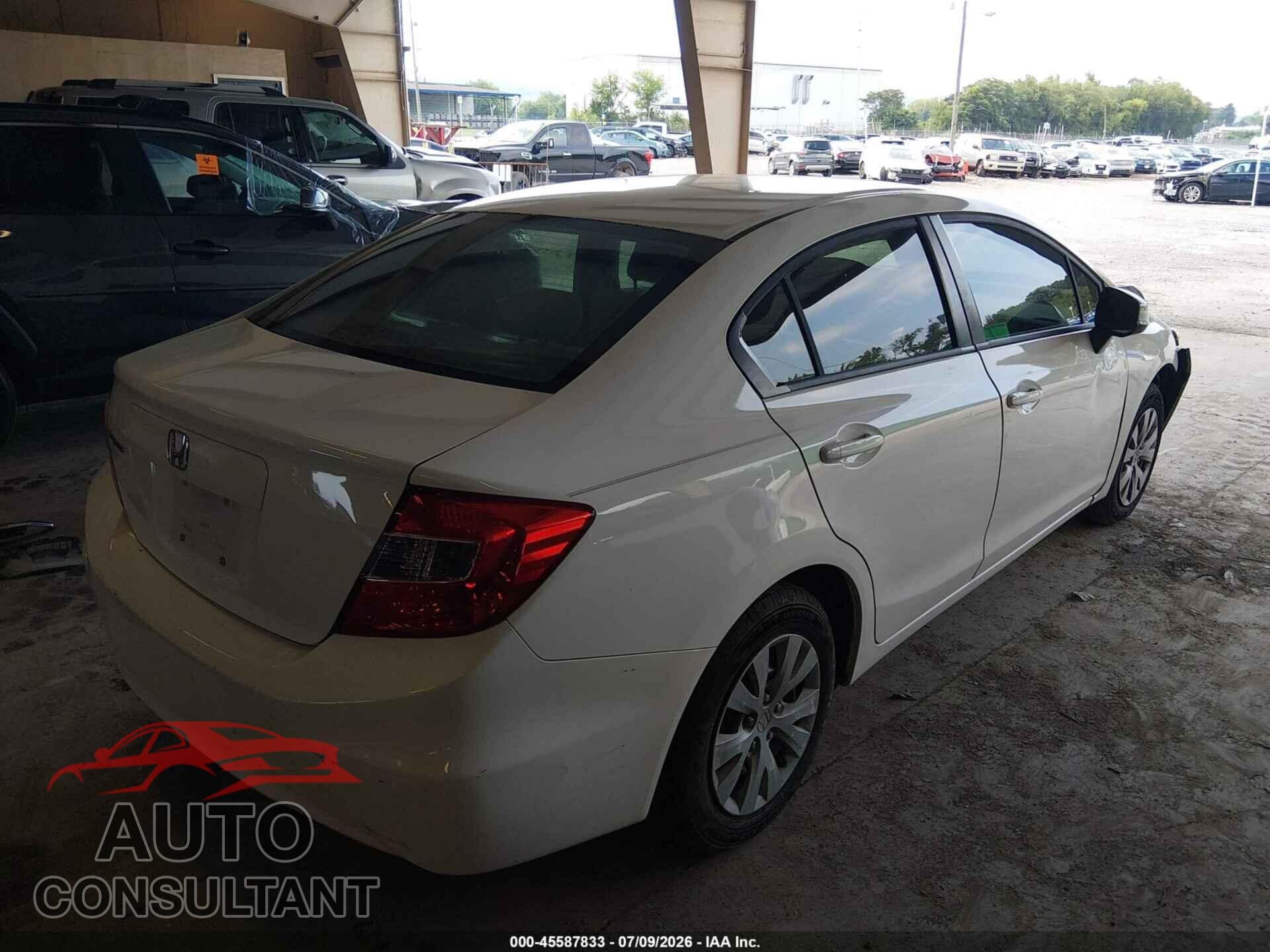 HONDA CIVIC 2012 - 2HGFB2F50CH318382