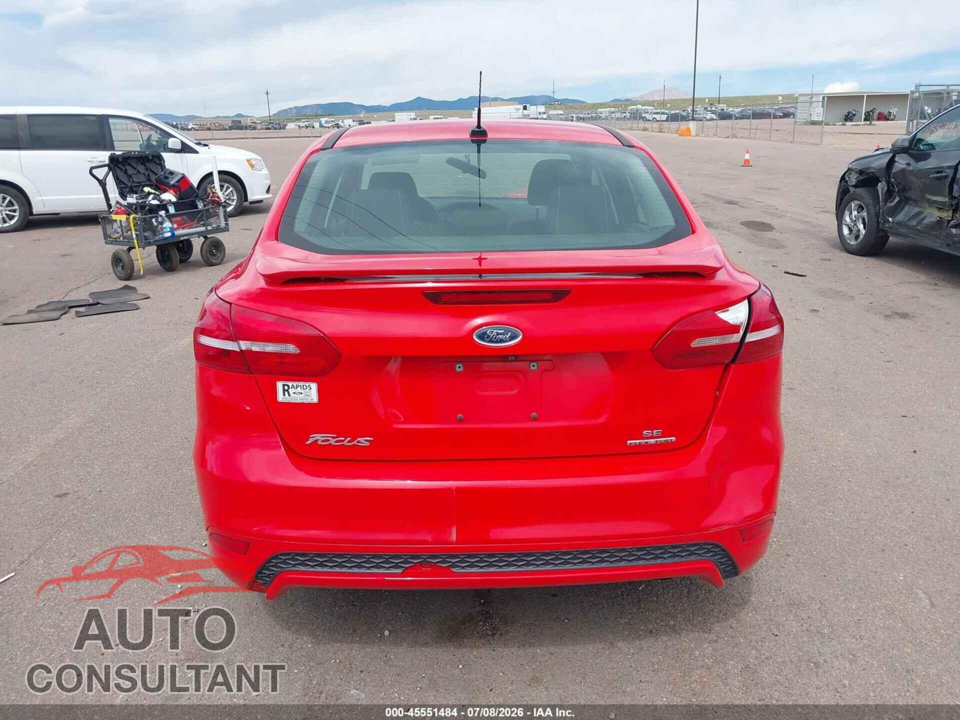 FORD FOCUS 2016 - 1FADP3F27GL280456