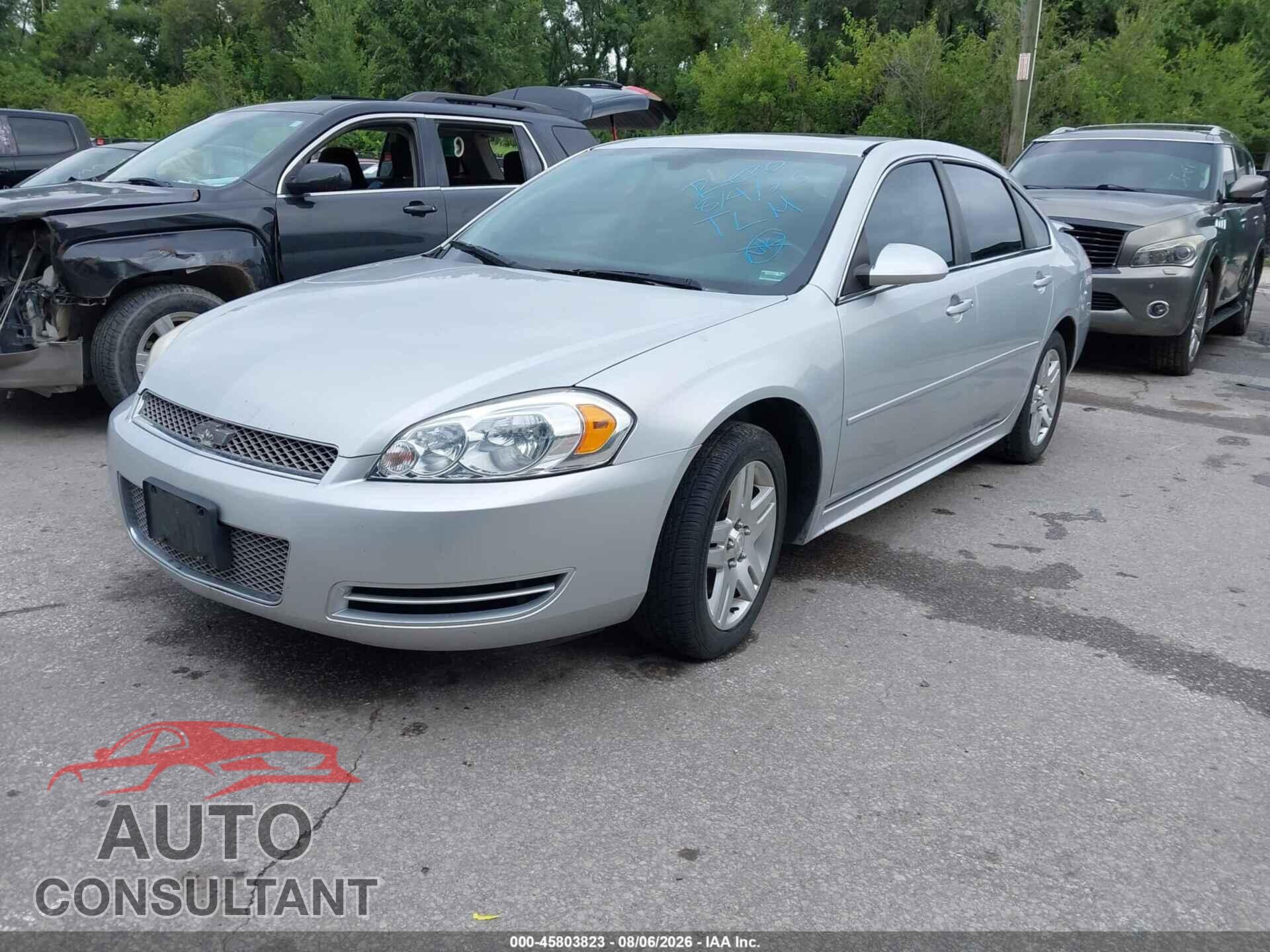 CHEVROLET IMPALA 2012 - 2G1WG5E39C1227128