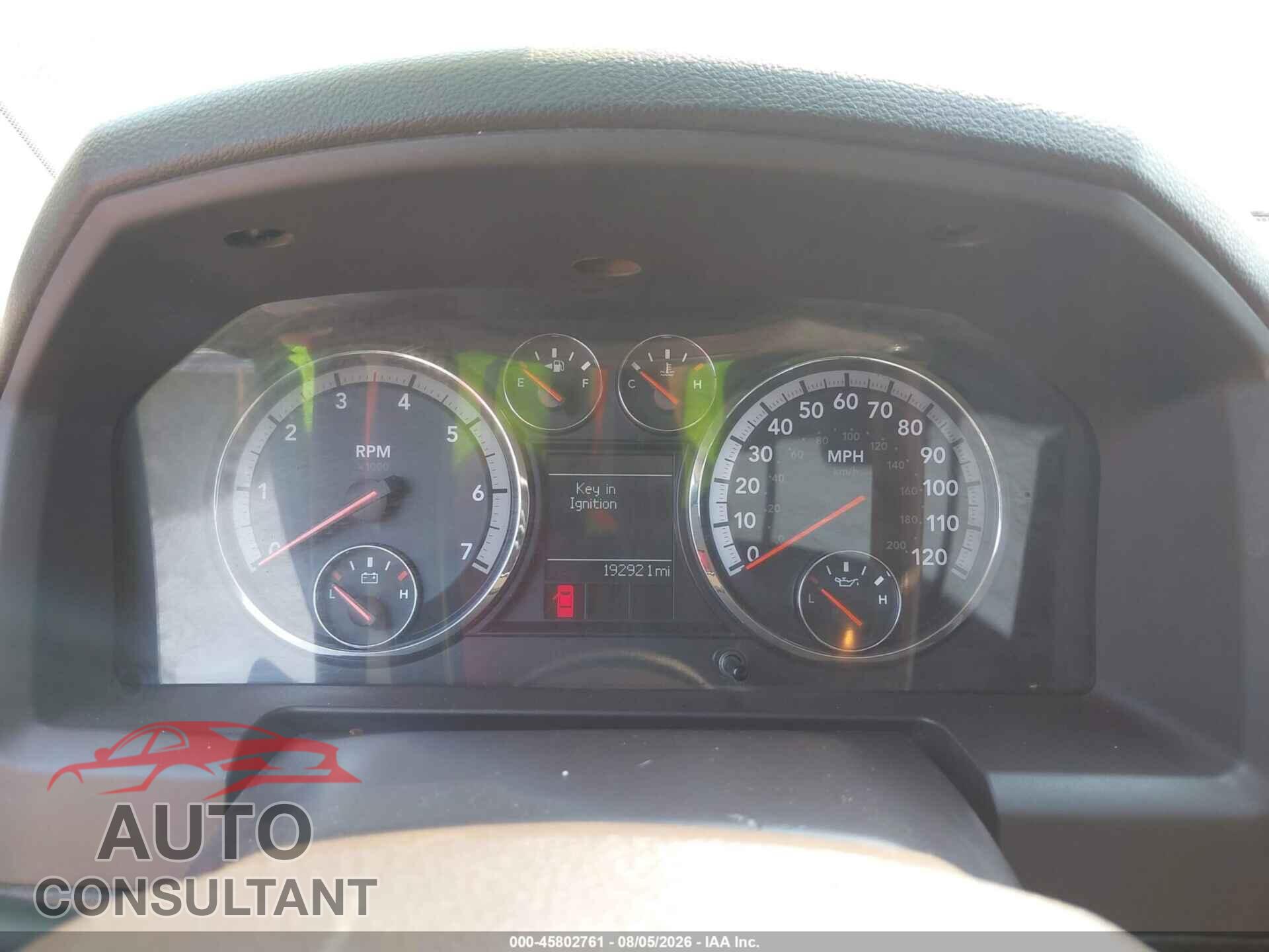DODGE RAM 1500 2012 - 1C6RD7LT2CS176512